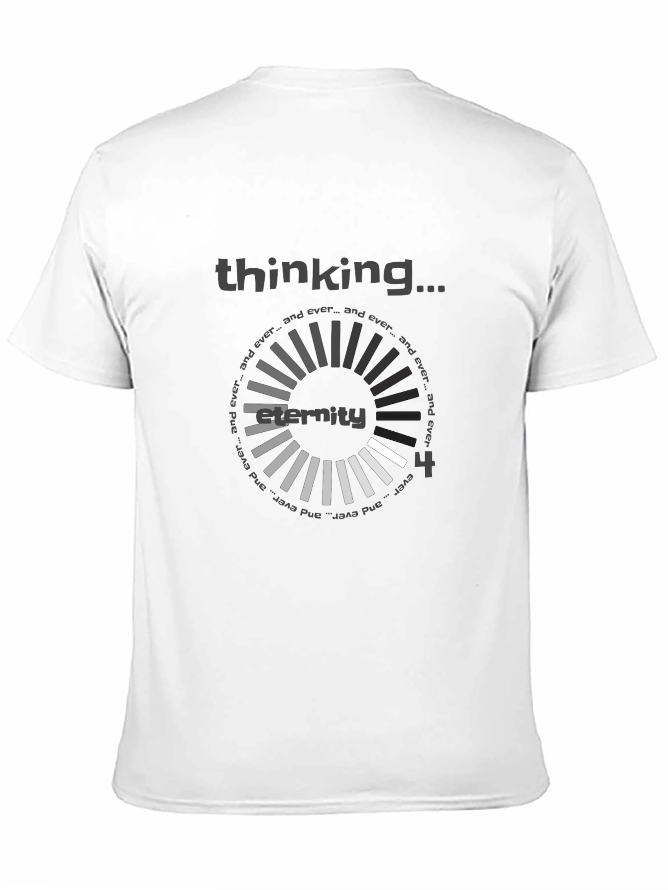 Thinking Eternity Black T-Shirt