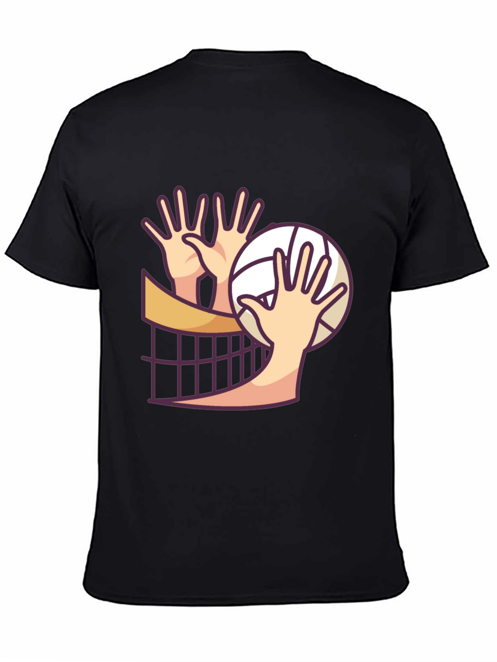 Volleyball Hands Graphic T-Shirt