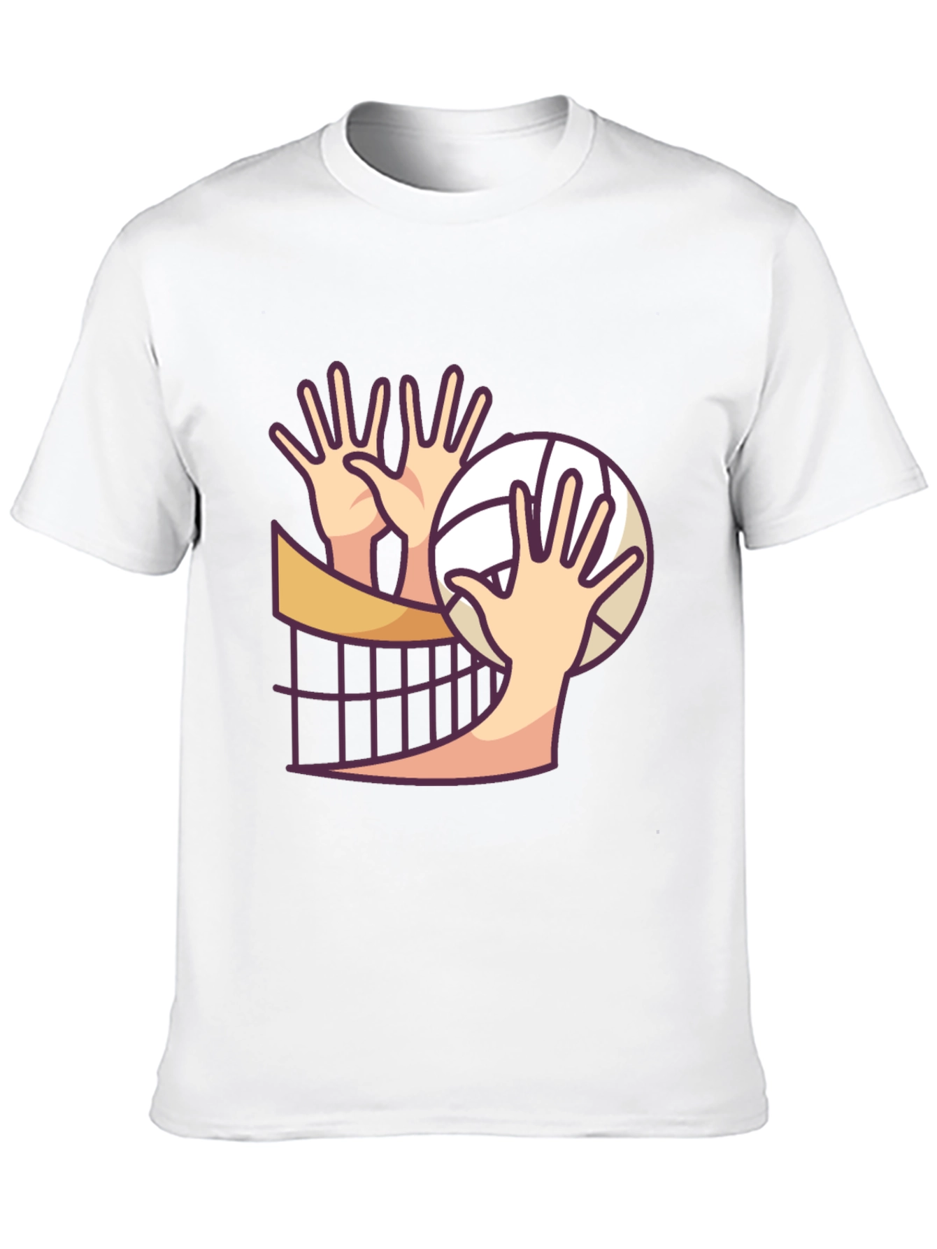 Volleyball Hands Graphic T-Shirt