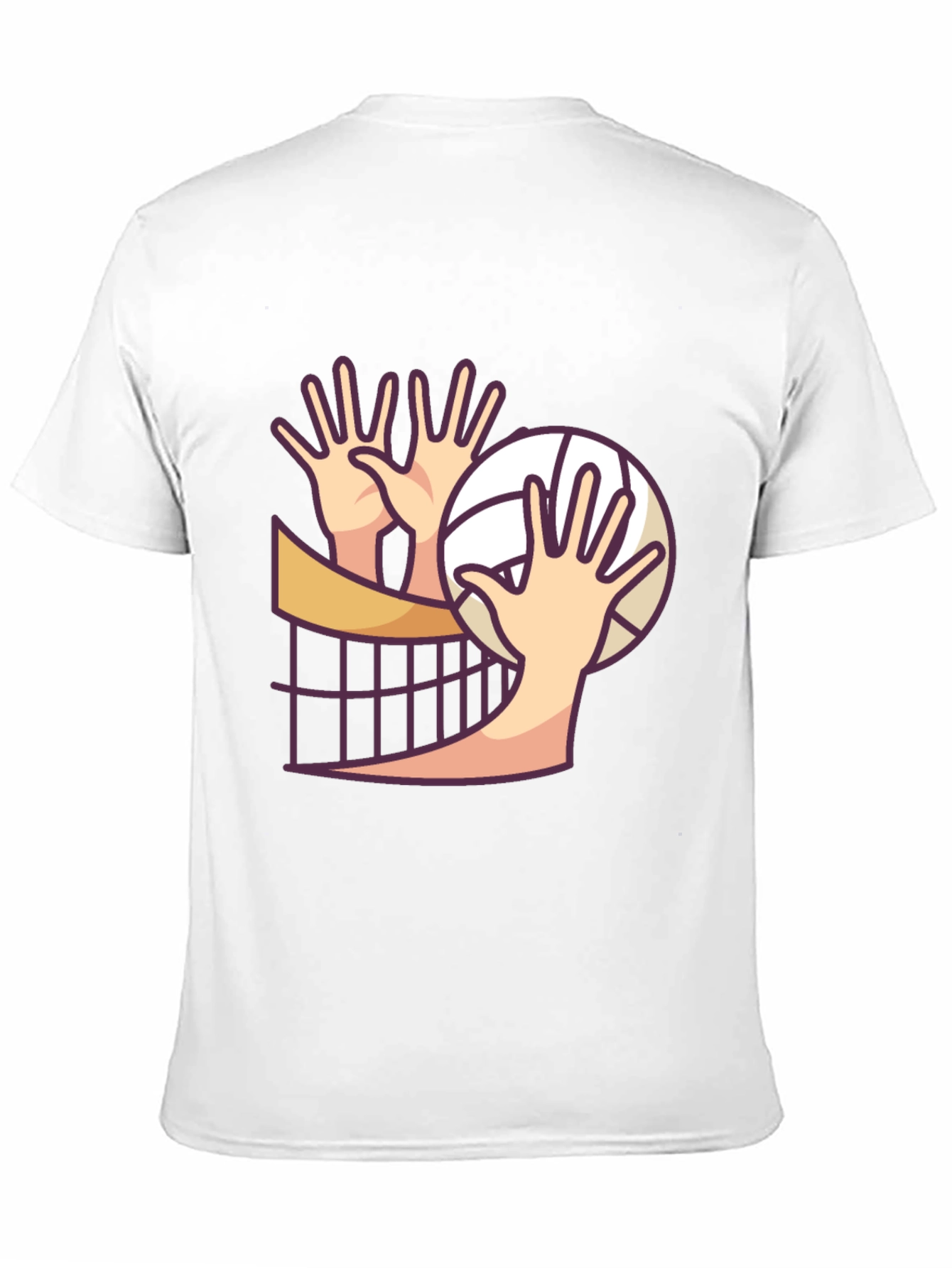 Volleyball Hands Graphic T-Shirt