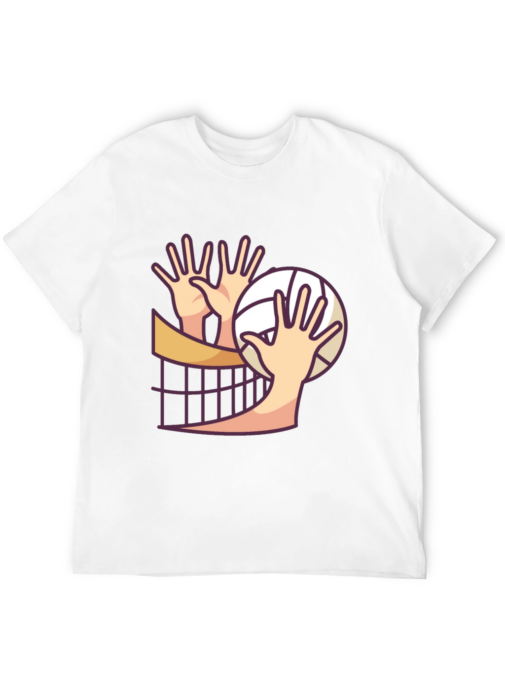 Volleyball Hands Graphic T-Shirt