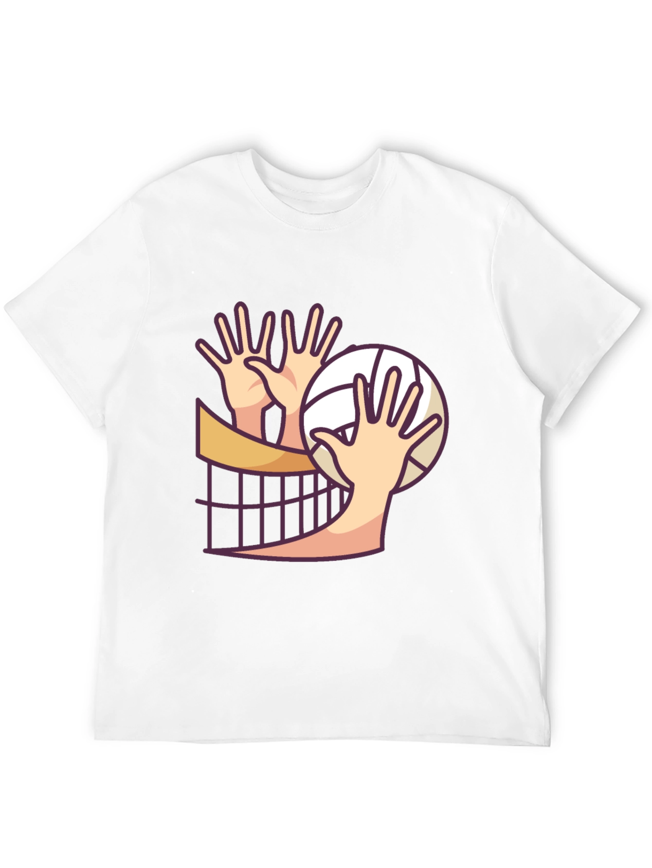 Volleyball Hands Graphic T-Shirt