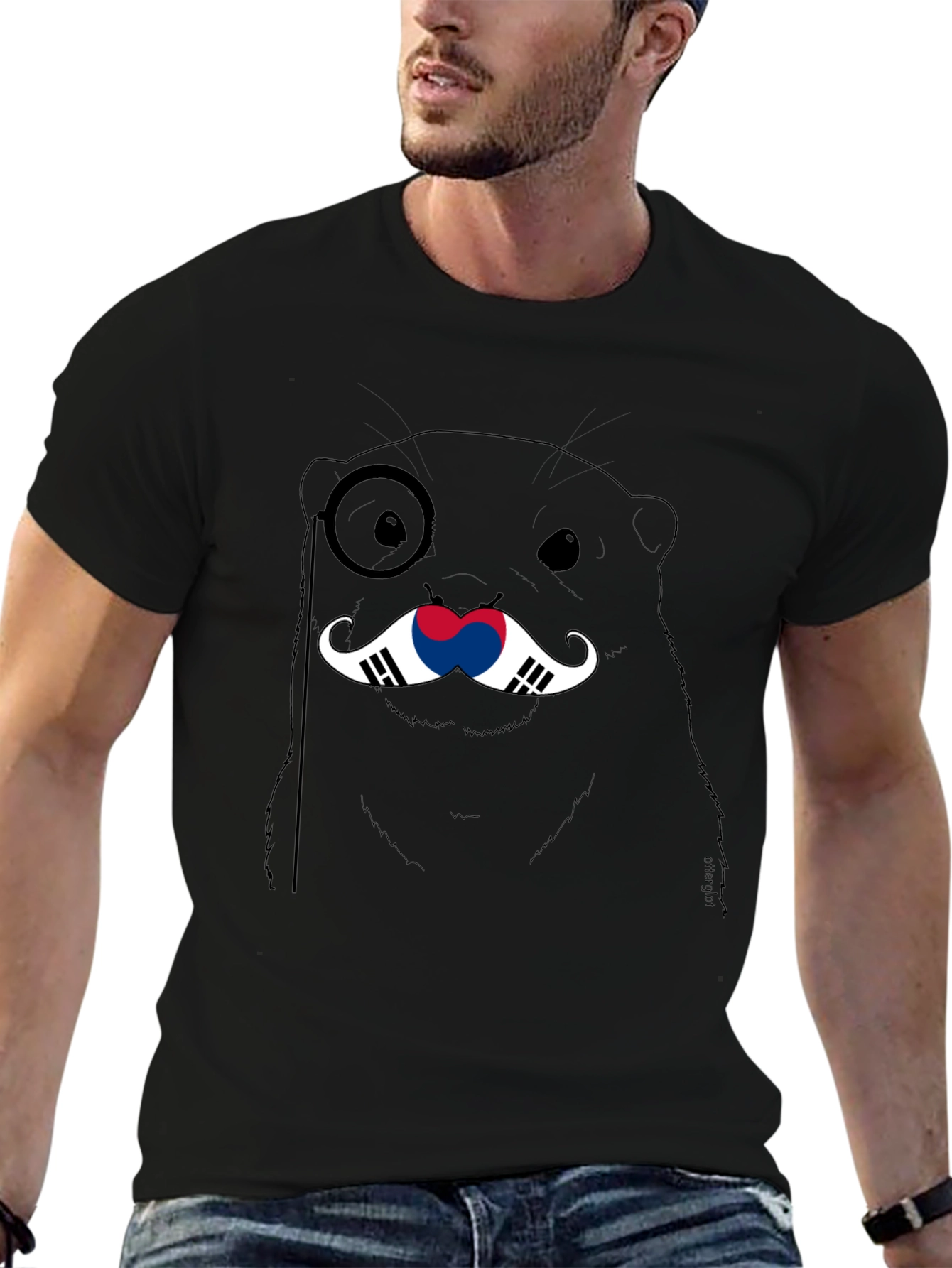 Korean Flag Otter T-Shirt