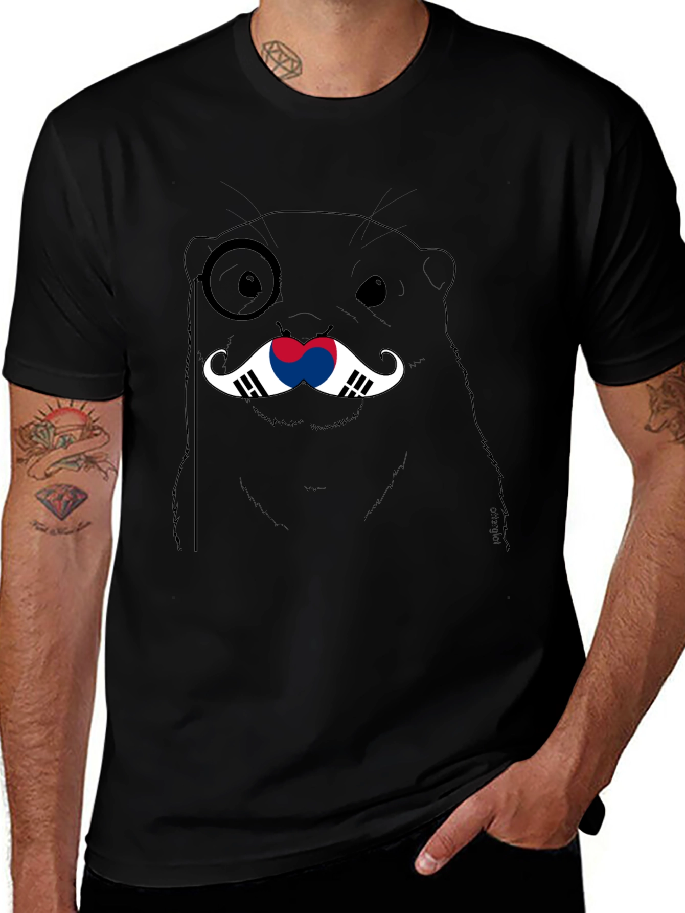 Korean Flag Otter T-Shirt