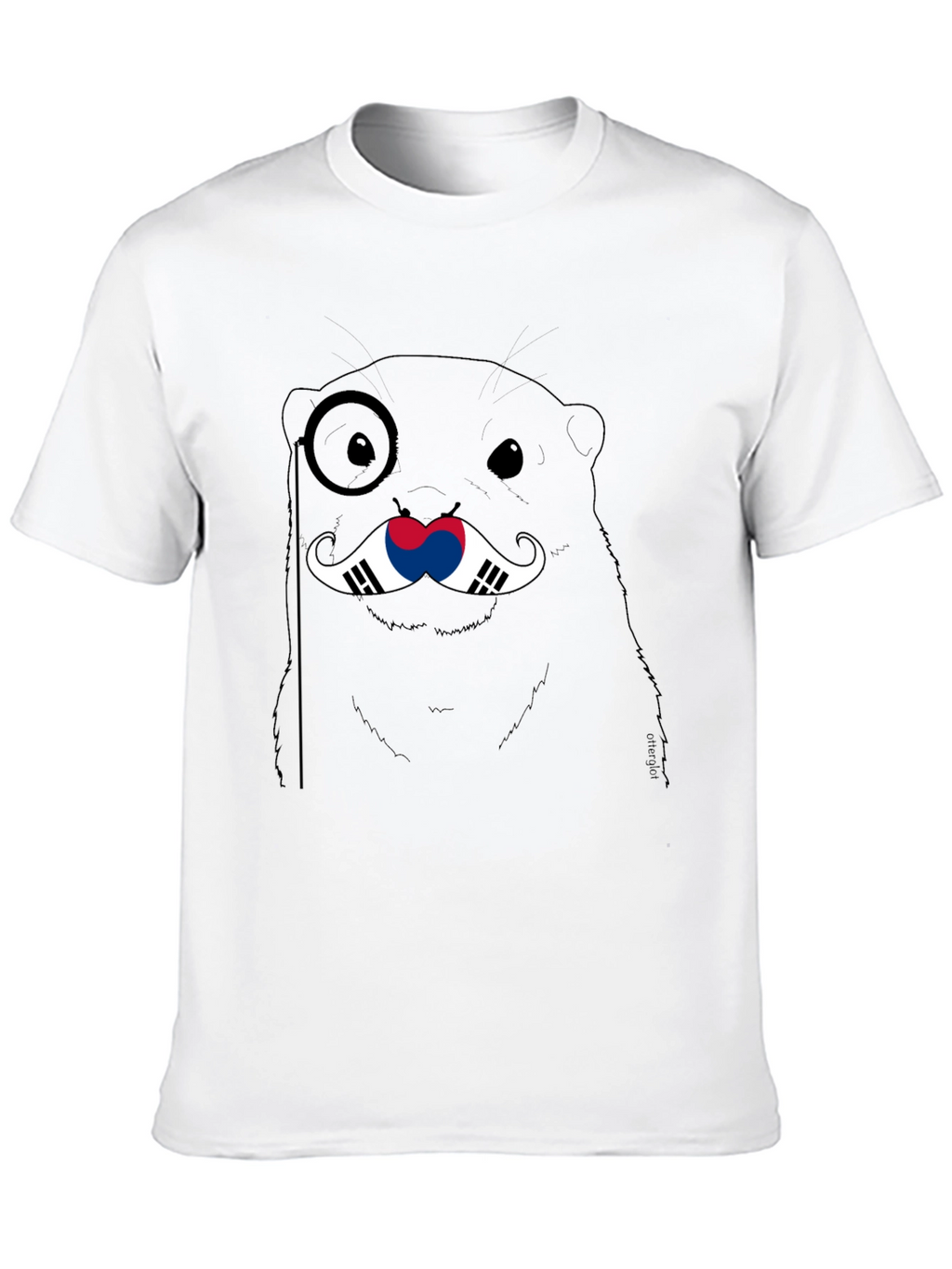 Korean Flag Otter T-Shirt