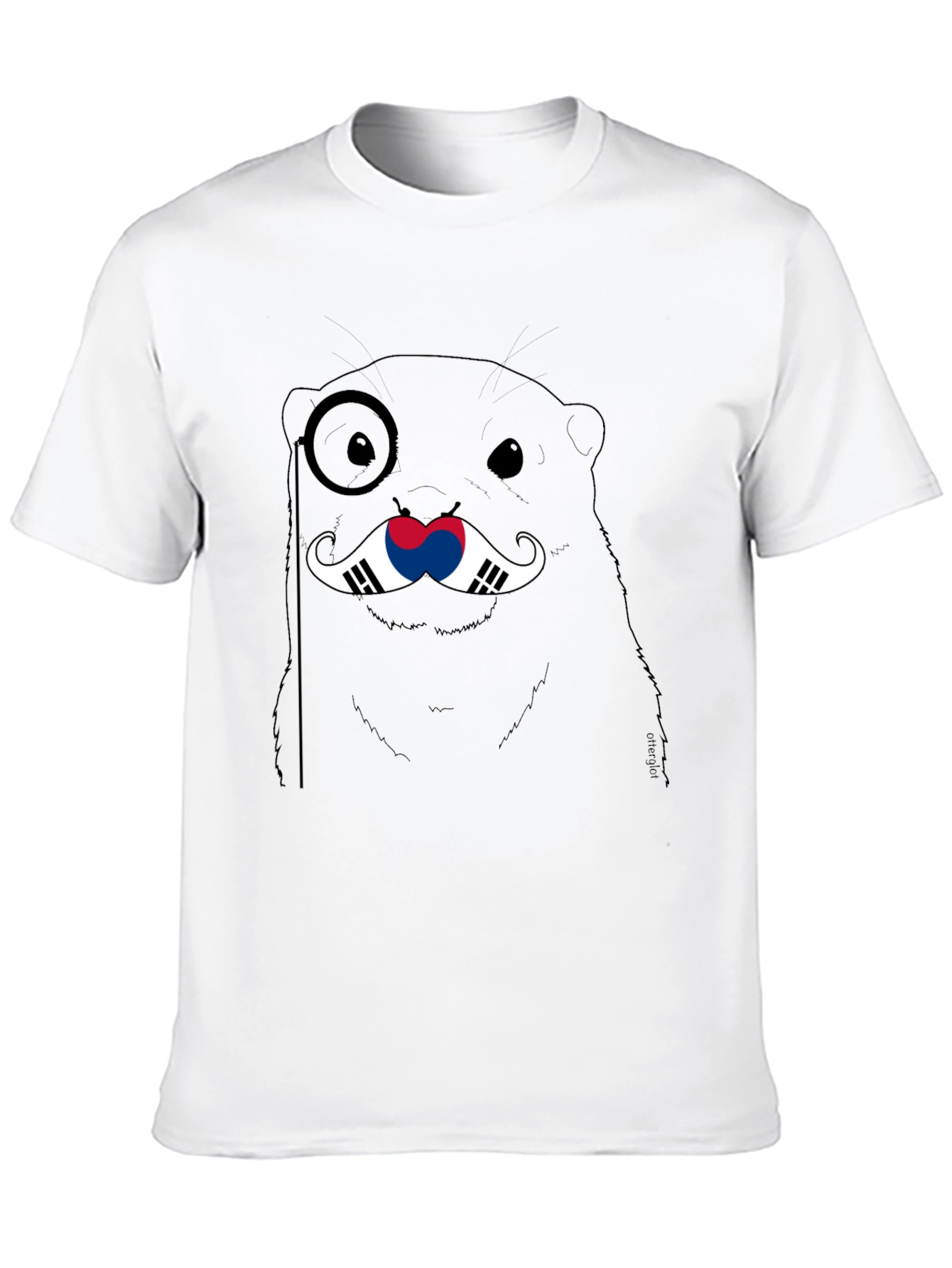 Korean Flag Otter T-Shirt