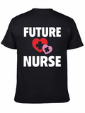 Future Nurse T-Shirt with Heart Graphic