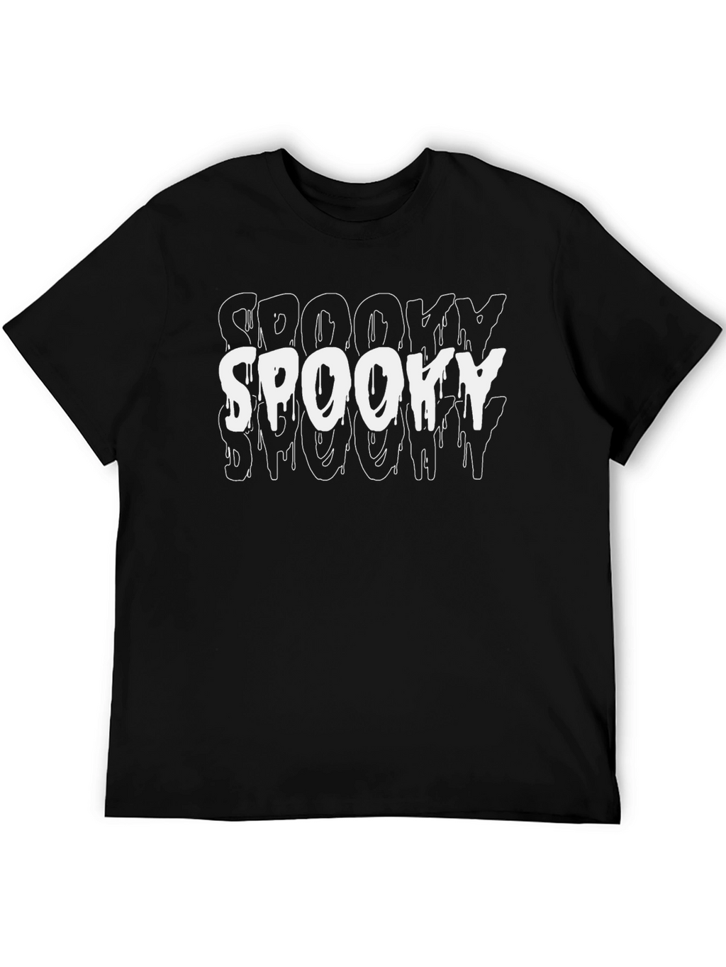 Spooky Dripping Graphic Tee - Halloween Shirt