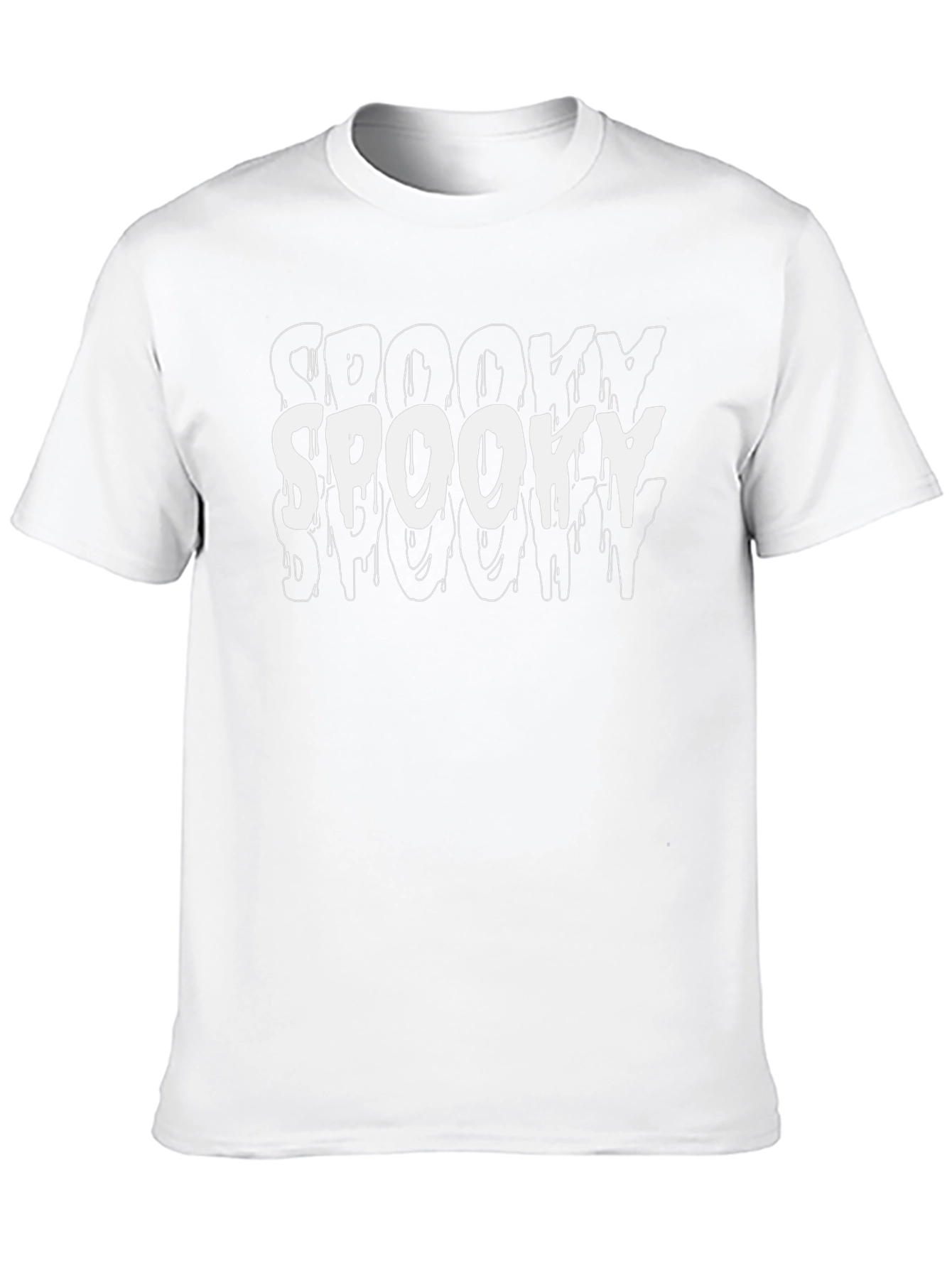 Spooky Dripping Graphic Tee - Halloween Shirt