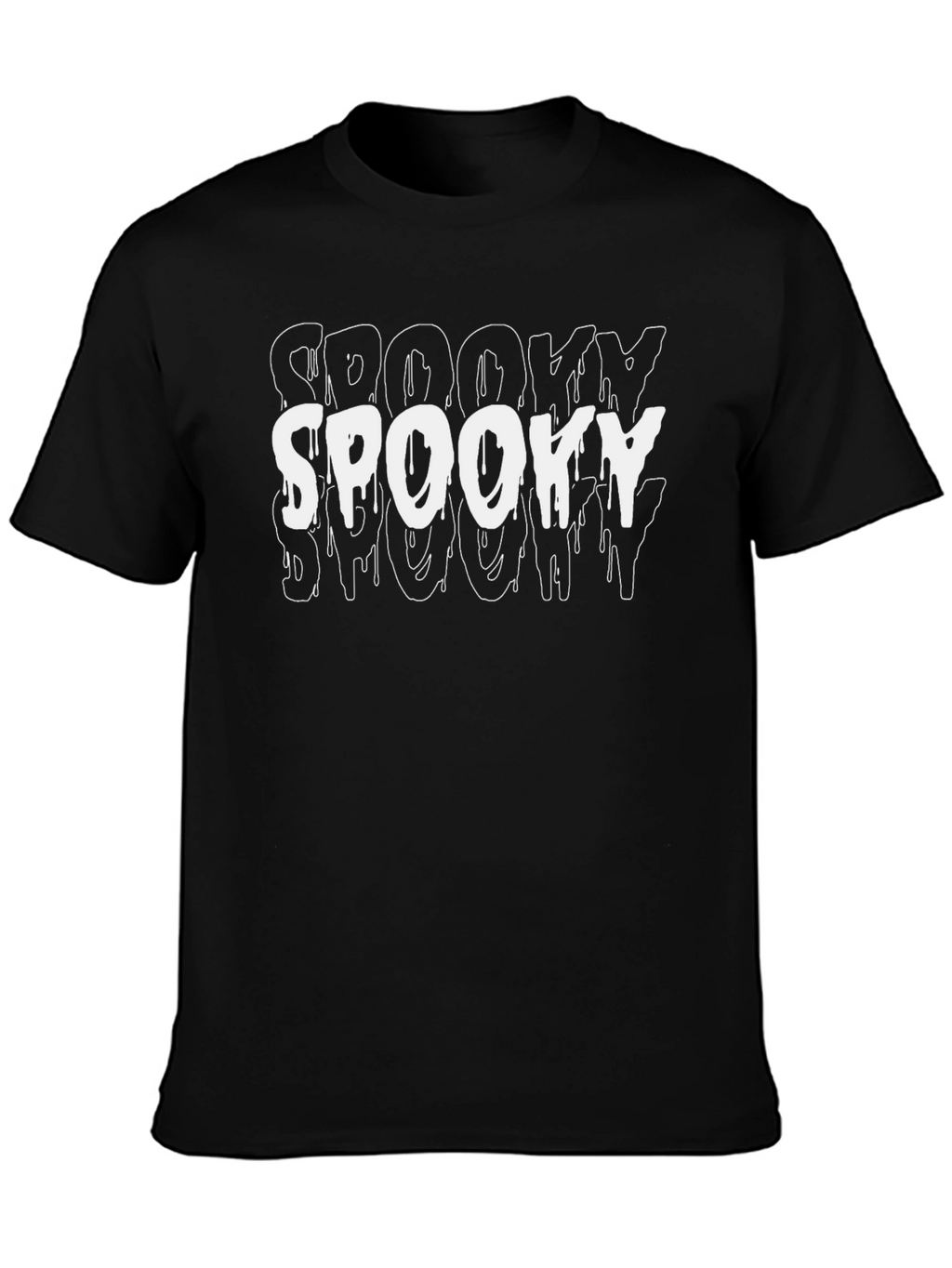 Spooky Dripping Graphic Tee - Halloween Shirt