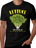 Lettuce Taste of Sadness Black T-Shirt