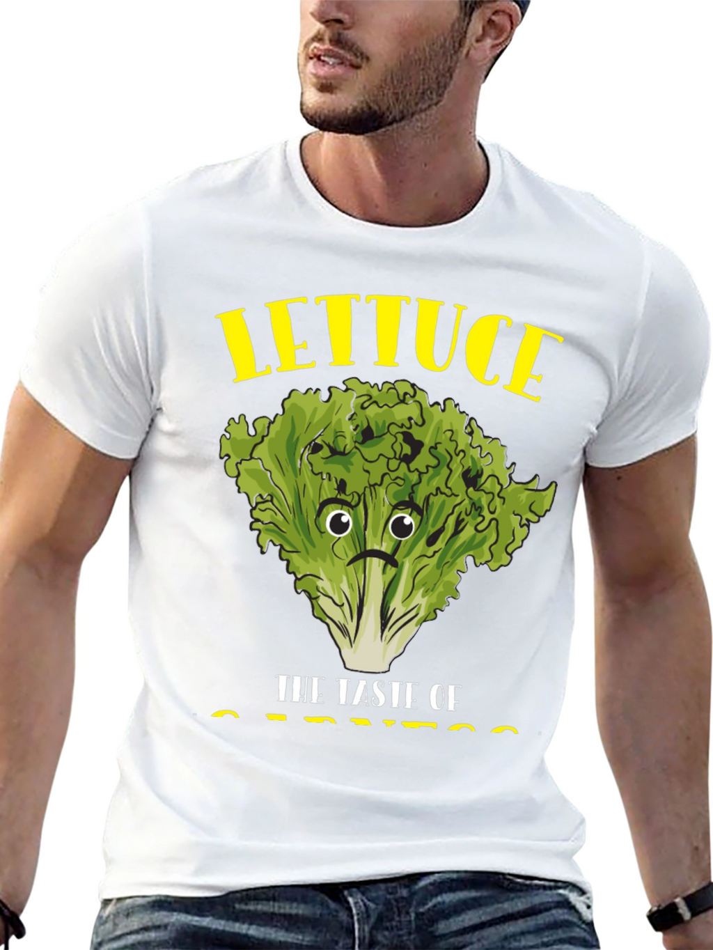 Lettuce Taste of Sadness Black T-Shirt