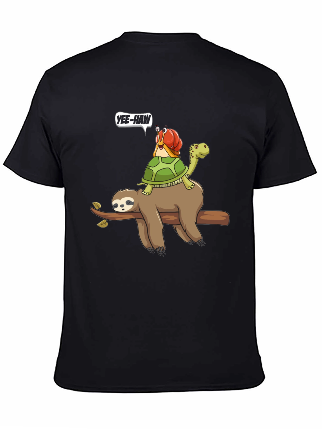 Sloth Turtle Snail Yee-Haw T-Shirt