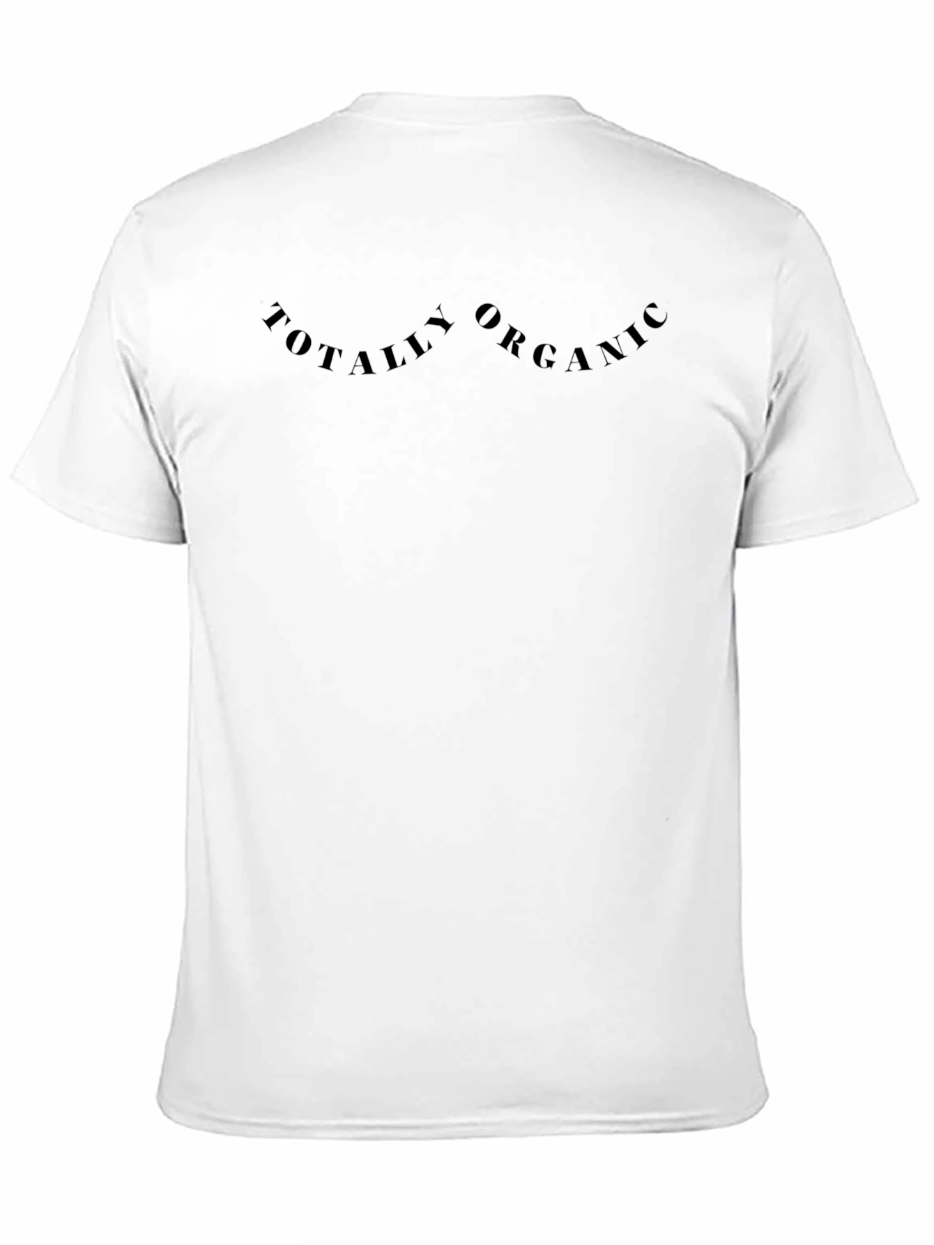 Totally Organic Mens Black T-Shirt