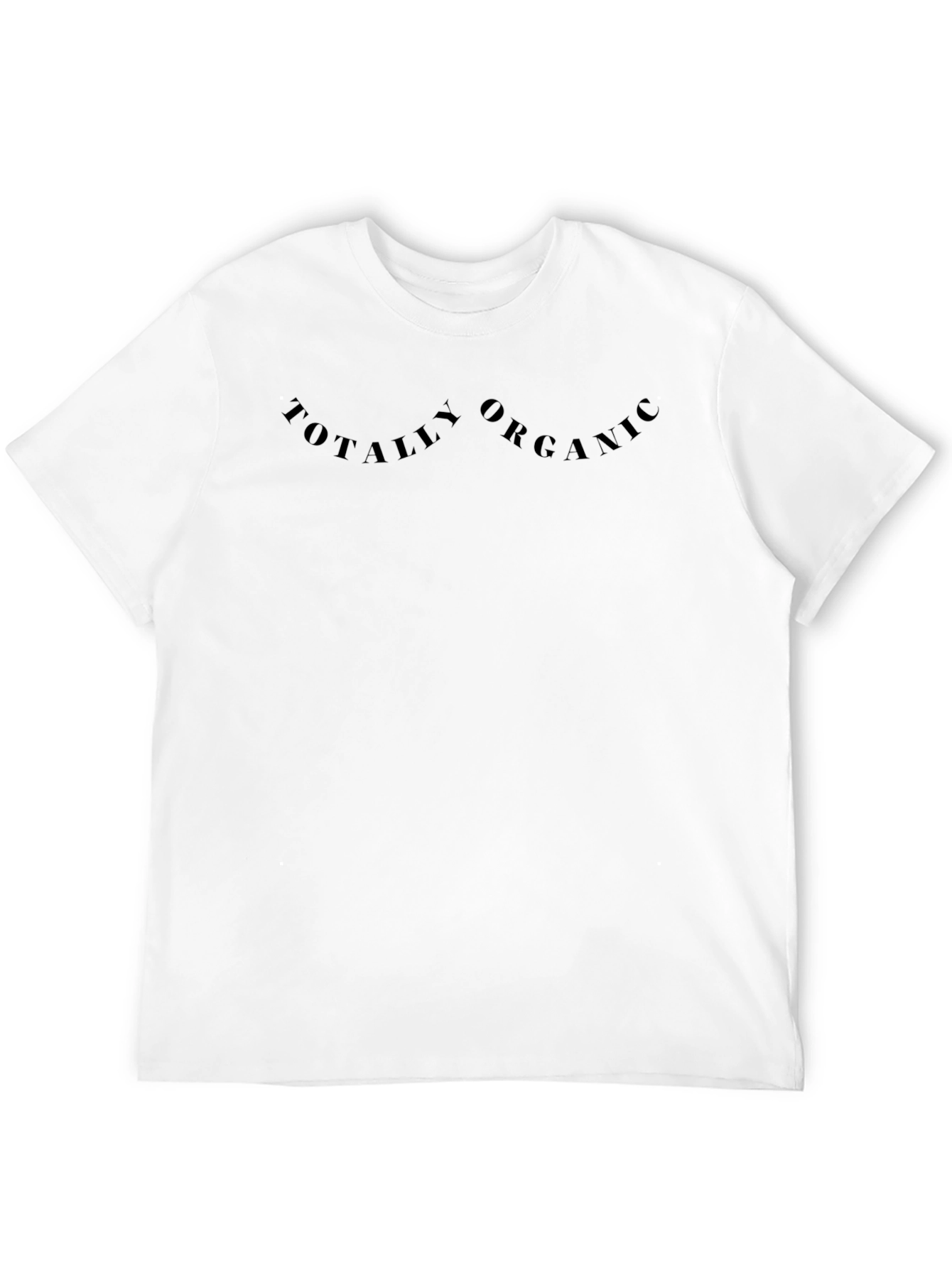 Totally Organic Mens Black T-Shirt