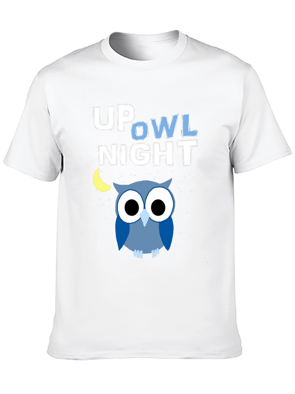 Up Owl Night Graphic Tee - Midnight Blue