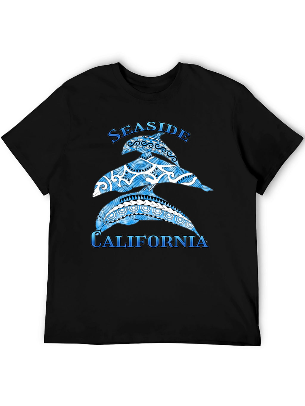 Seaside California Dolphin Graphic T-Shirt