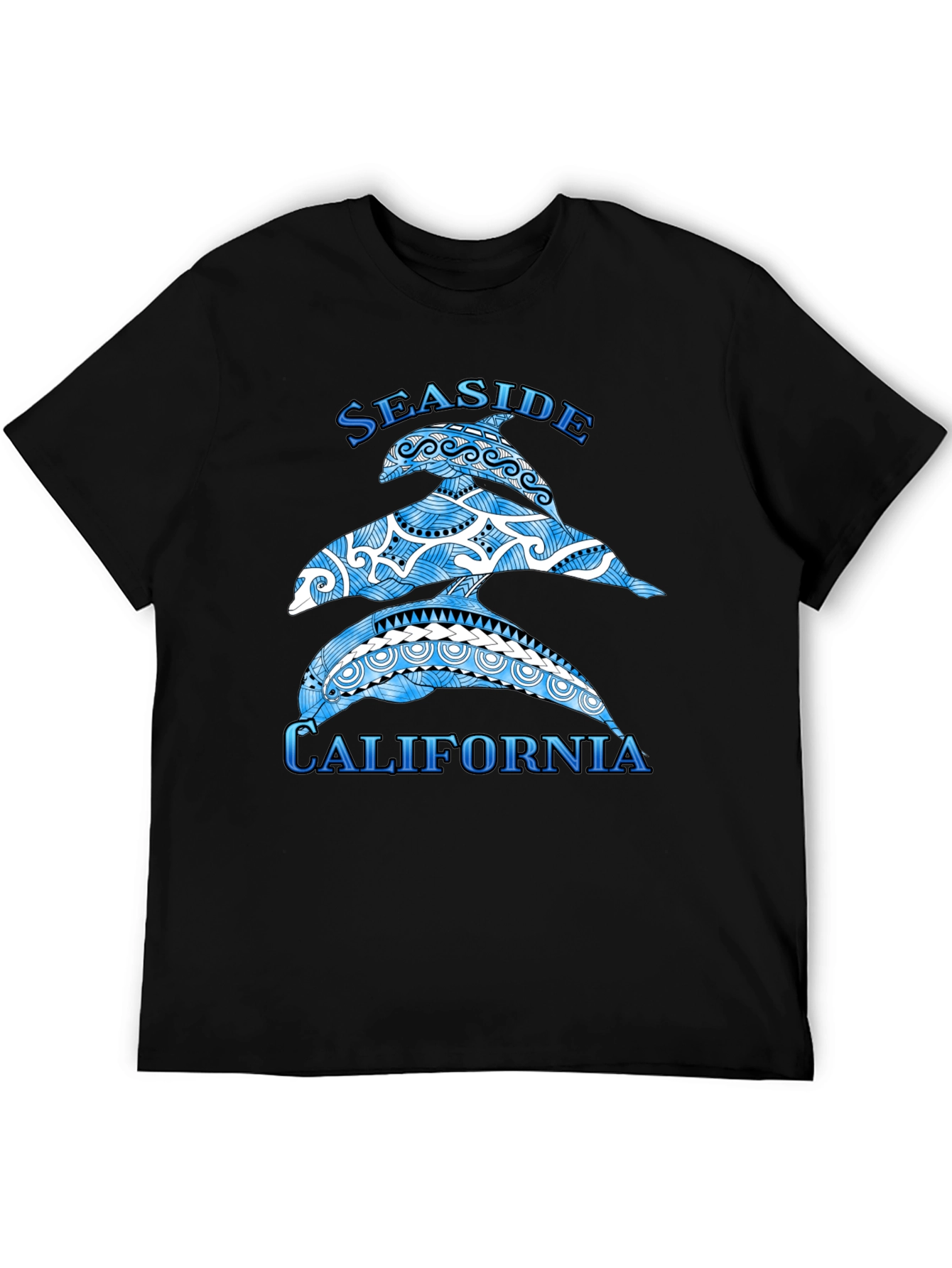 Seaside California Dolphin Graphic T-Shirt