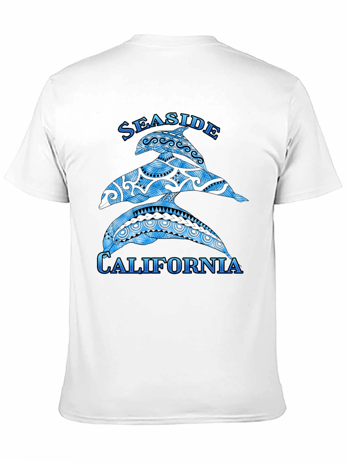 Seaside California Dolphin Graphic T-Shirt