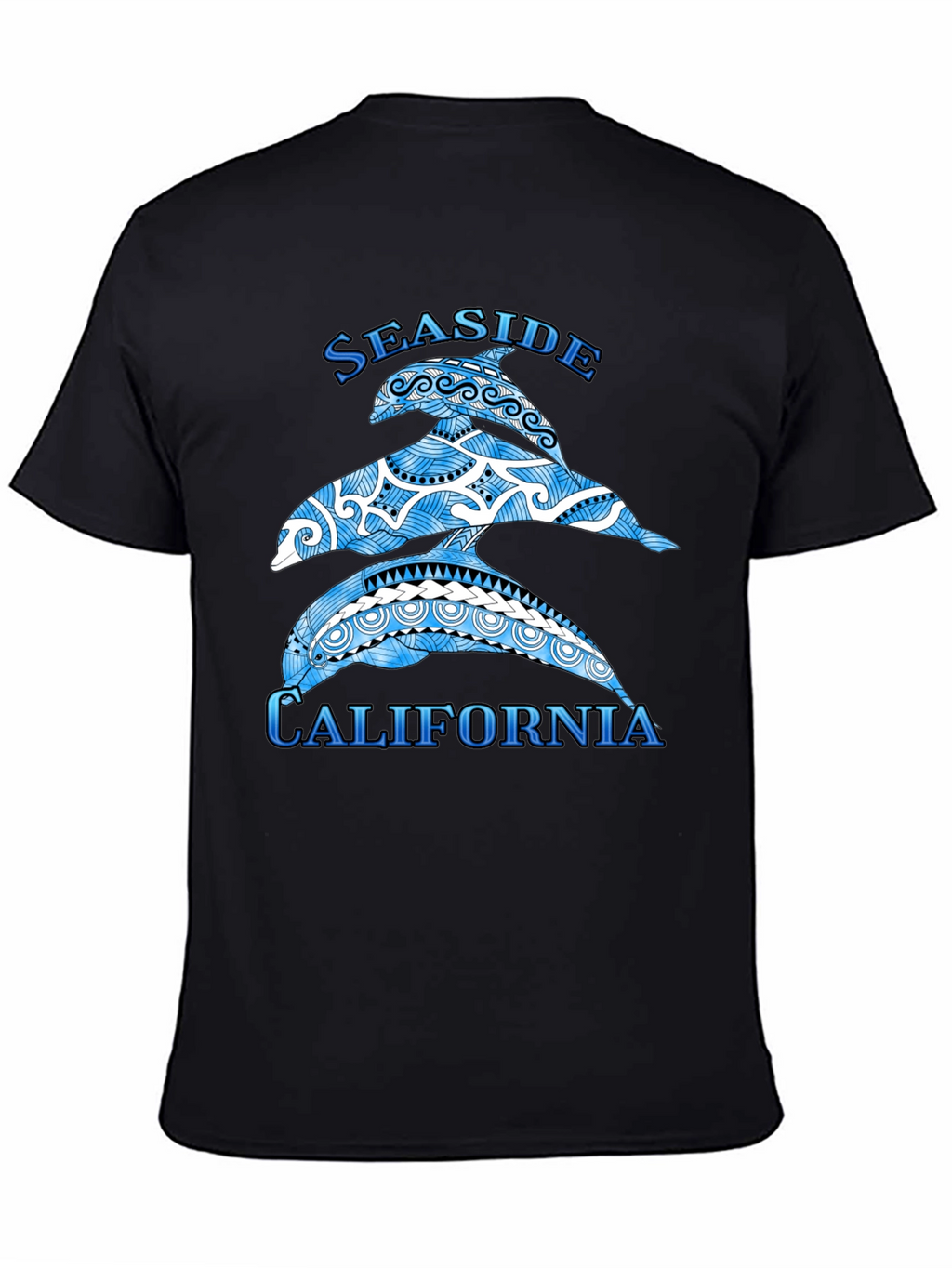 Seaside California Dolphin Graphic T-Shirt