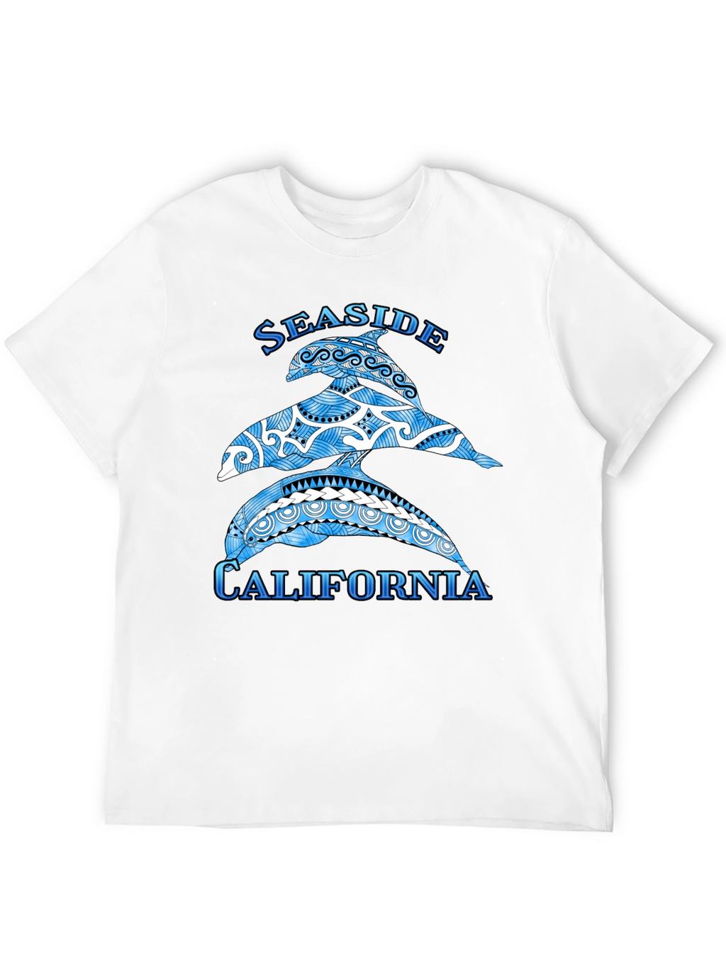 Seaside California Dolphin Graphic T-Shirt