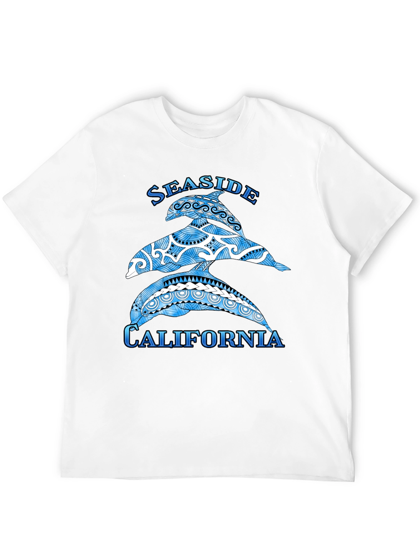 Seaside California Dolphin Graphic T-Shirt
