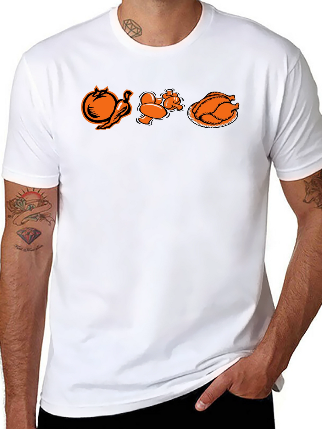 Thanksgiving Food Chain T-Shirt