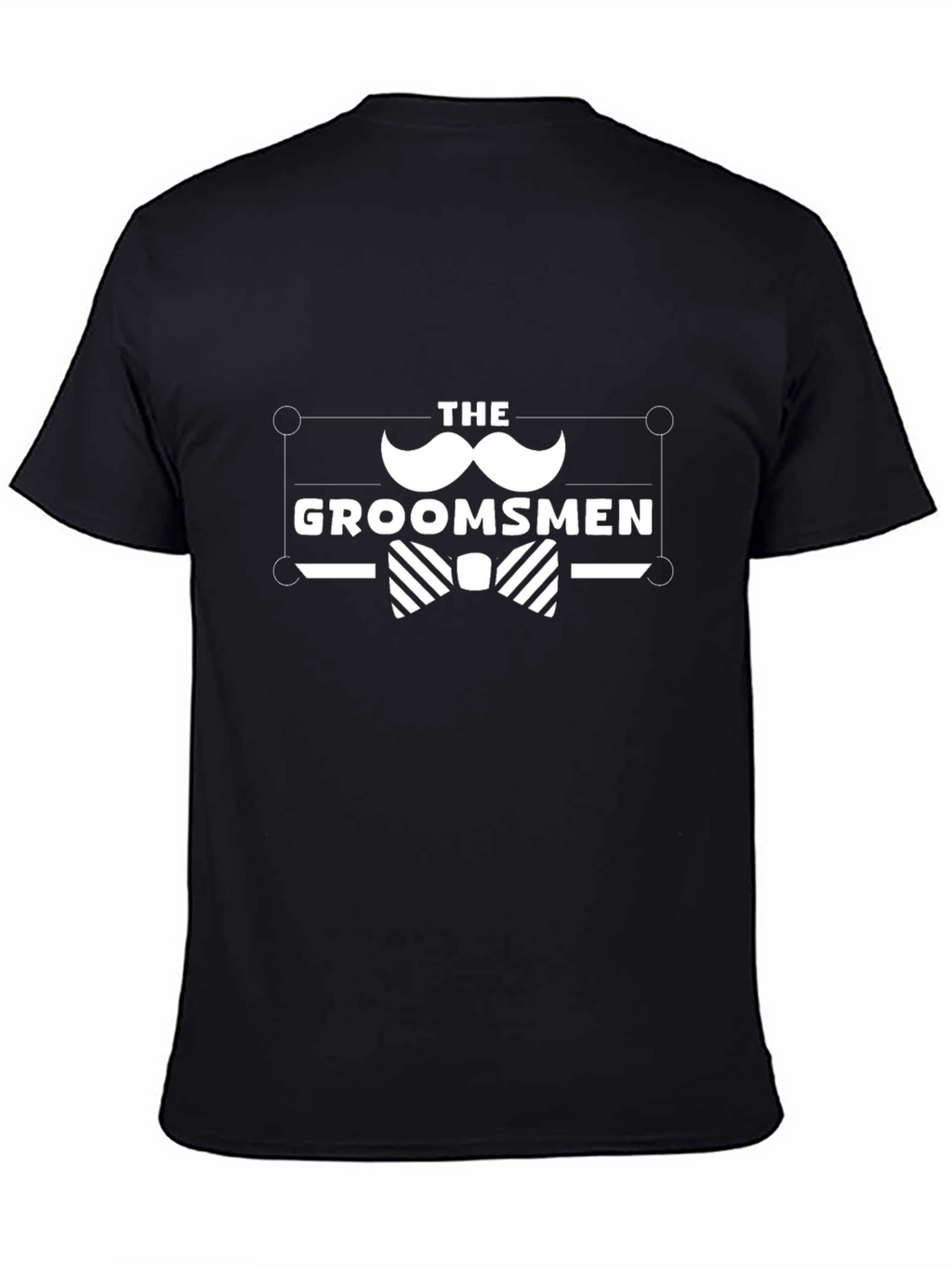 The Groomsmen Black Graphic T-Shirt