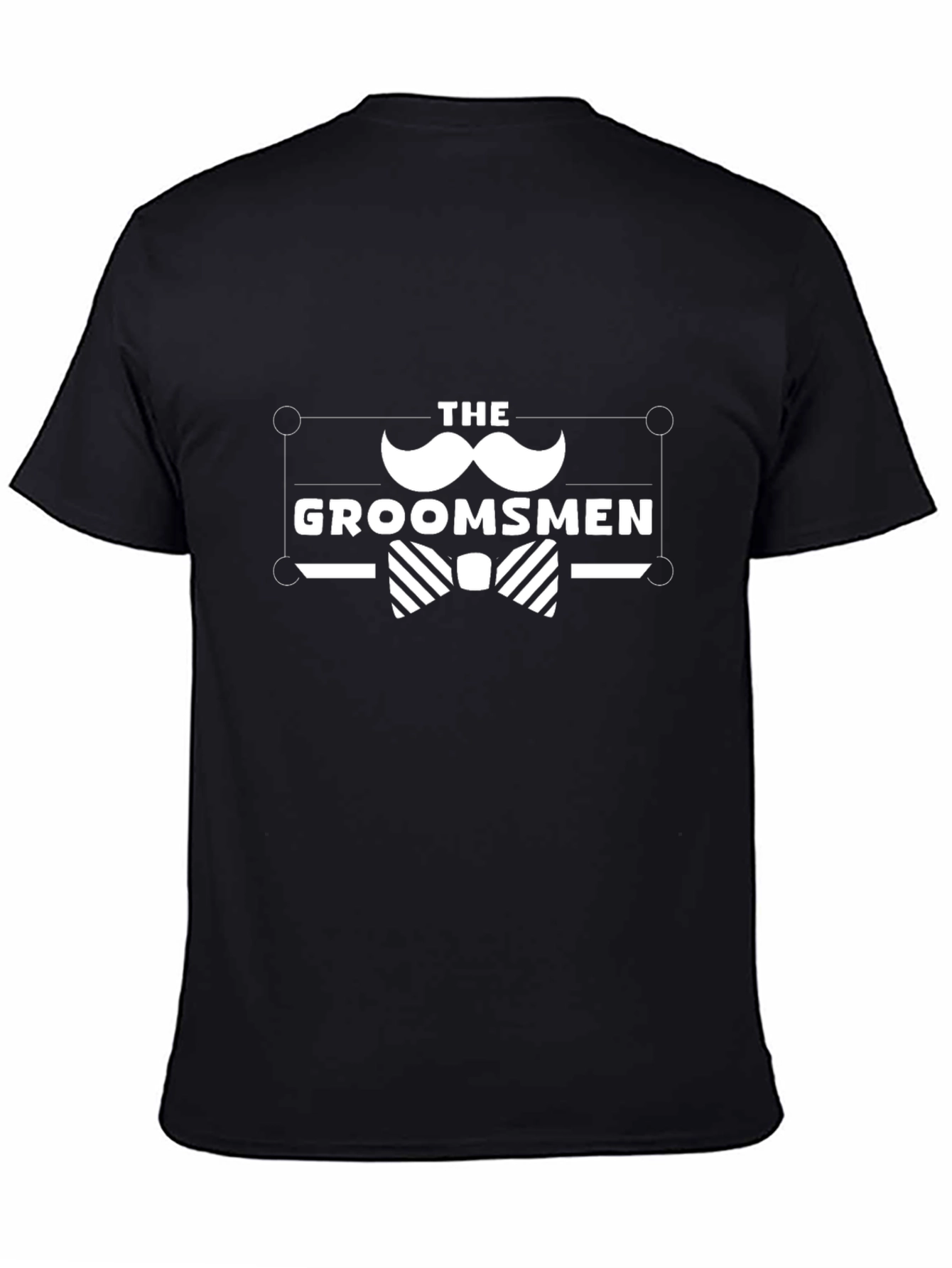 The Groomsmen Black Graphic T-Shirt