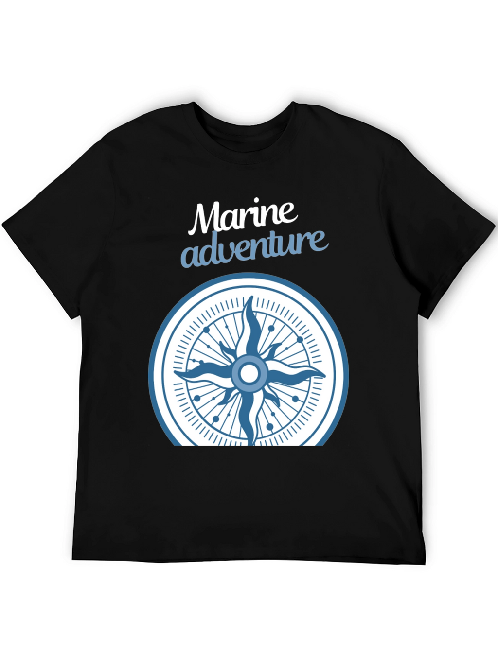 Marine Adventure Compass Graphic T-Shirt