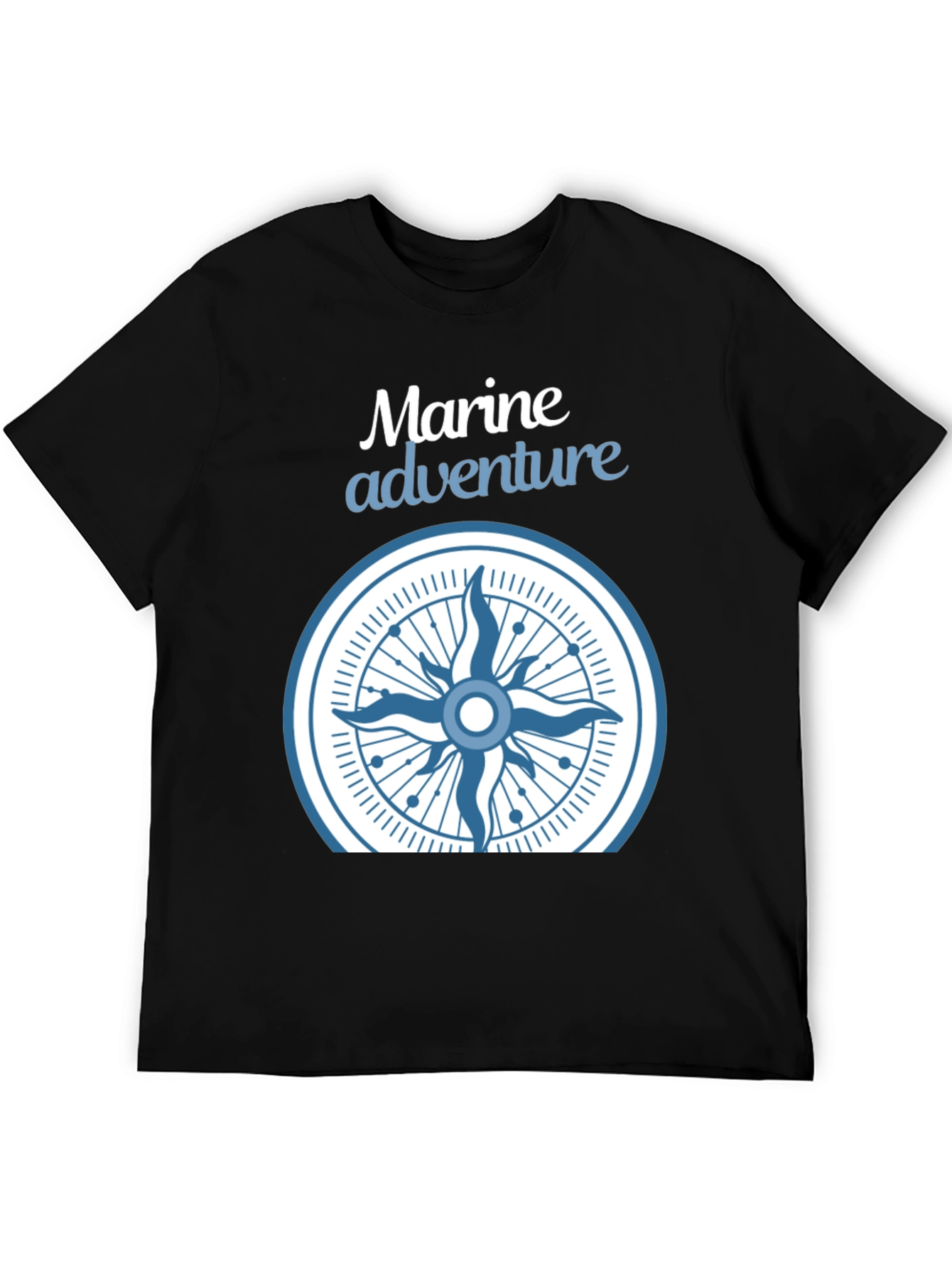 Marine Adventure Compass Graphic T-Shirt