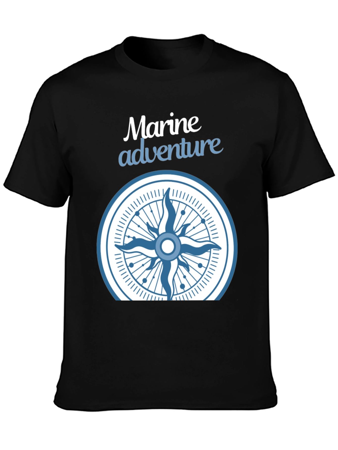 Marine Adventure Compass Graphic T-Shirt