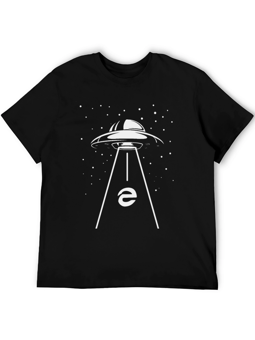 UFO Abduction T-Shirt - Black Graphic Tee