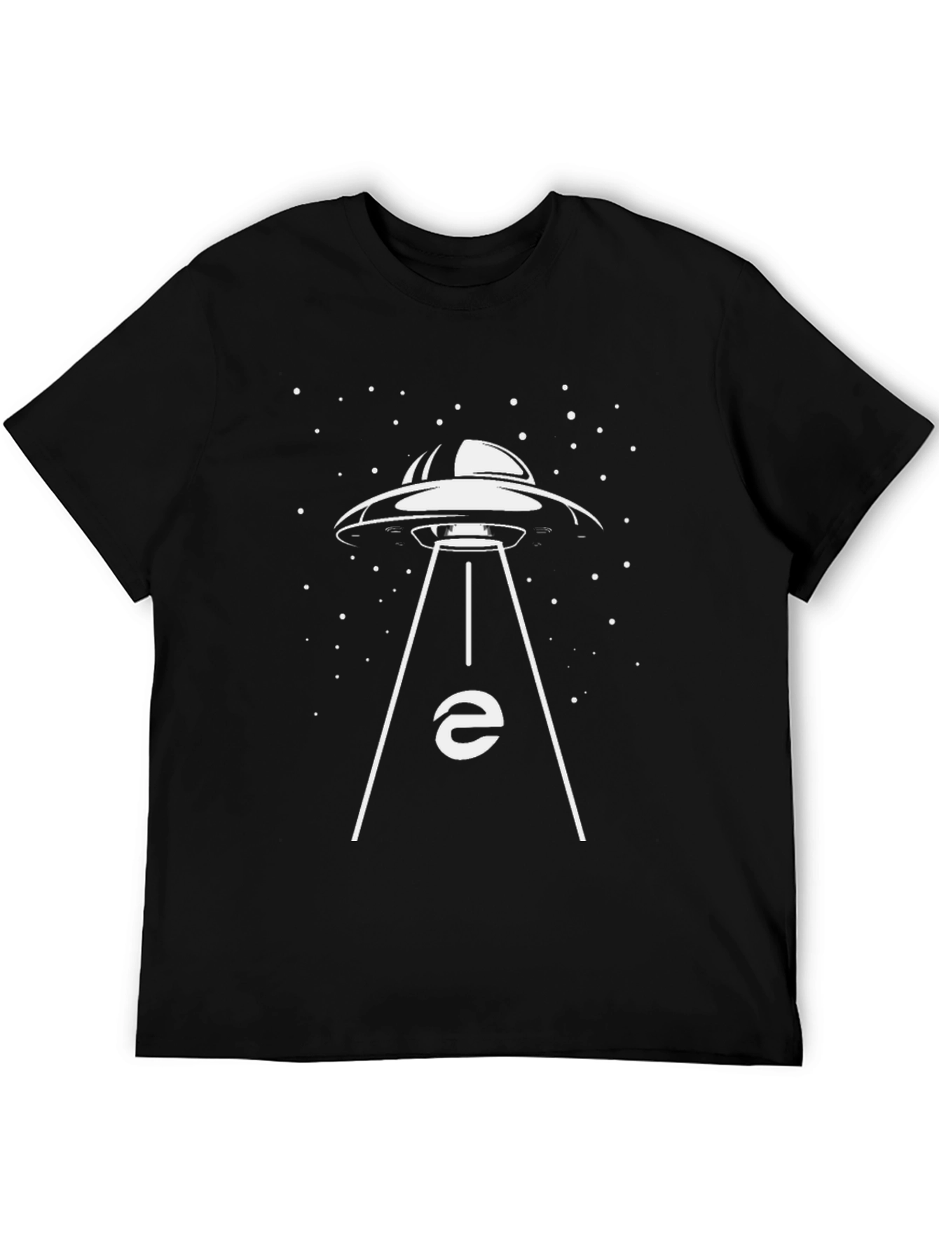 UFO Abduction T-Shirt - Black Graphic Tee