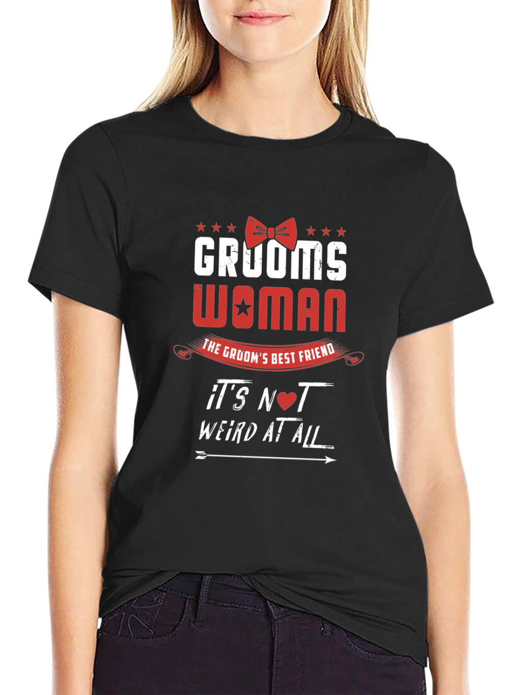 Grooms Woman T-Shirt - Best Friend Wedding Apparel