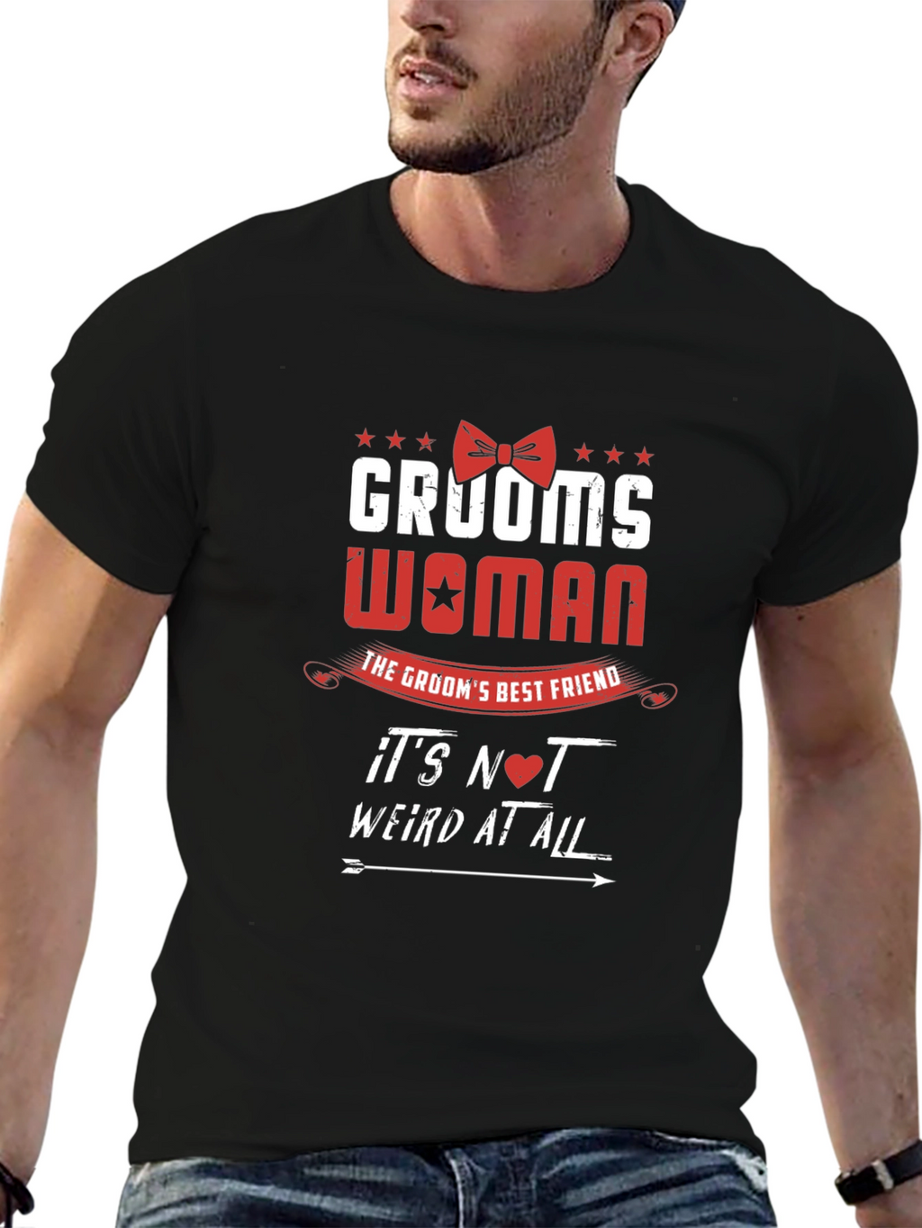 Grooms Woman T-Shirt - Best Friend Wedding Apparel