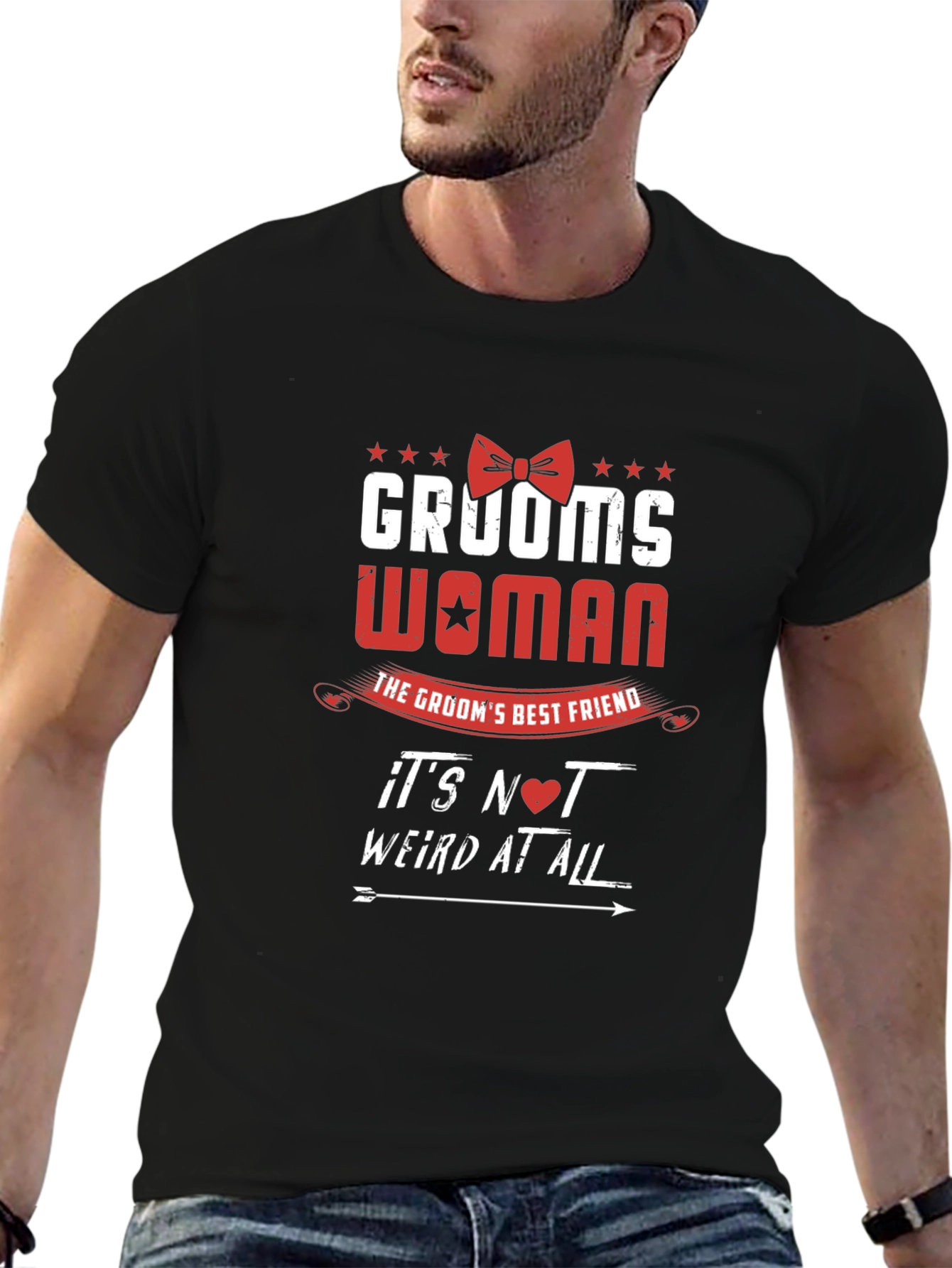 Grooms Woman T-Shirt - Best Friend Wedding Apparel