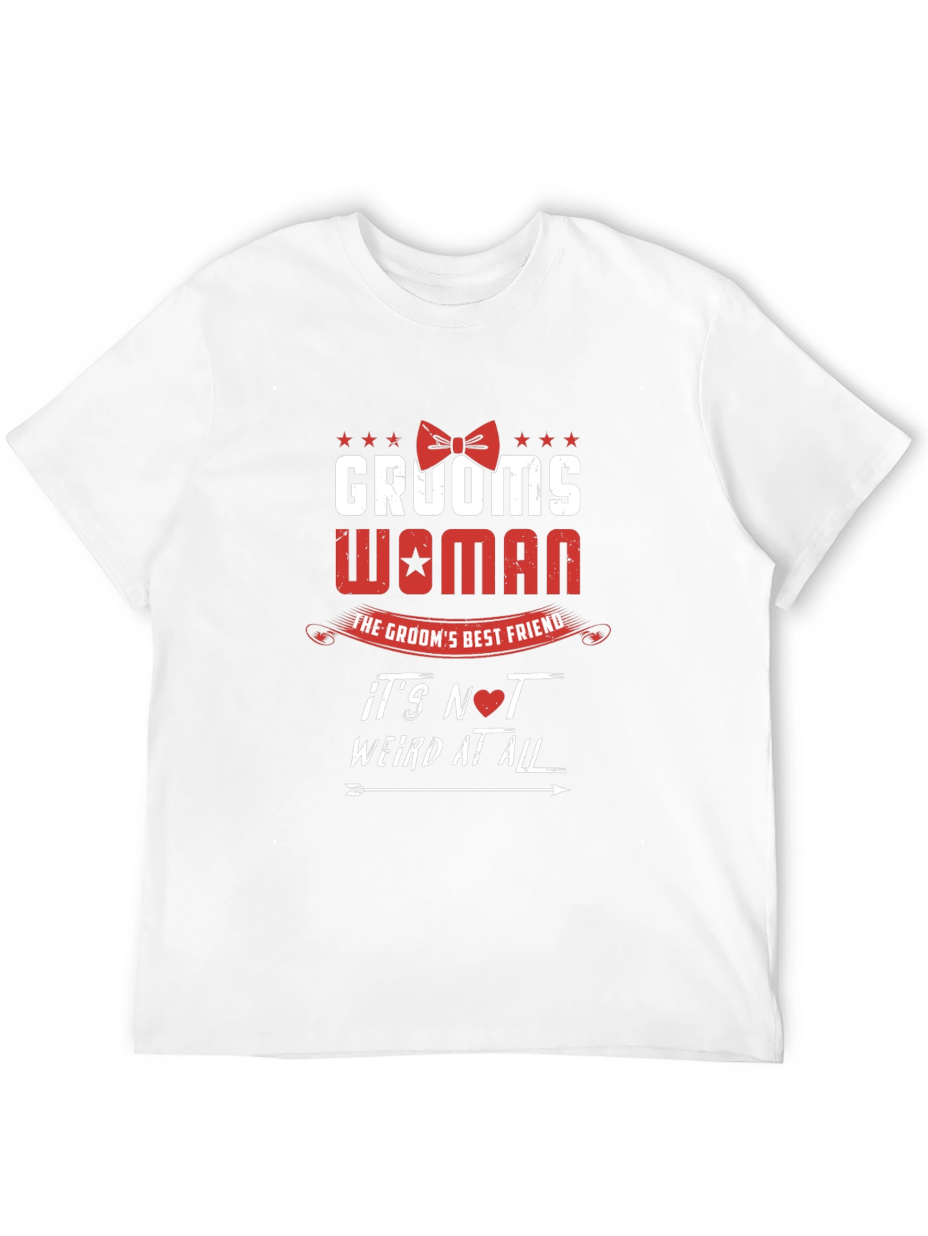 Grooms Woman T-Shirt - Best Friend Wedding Apparel