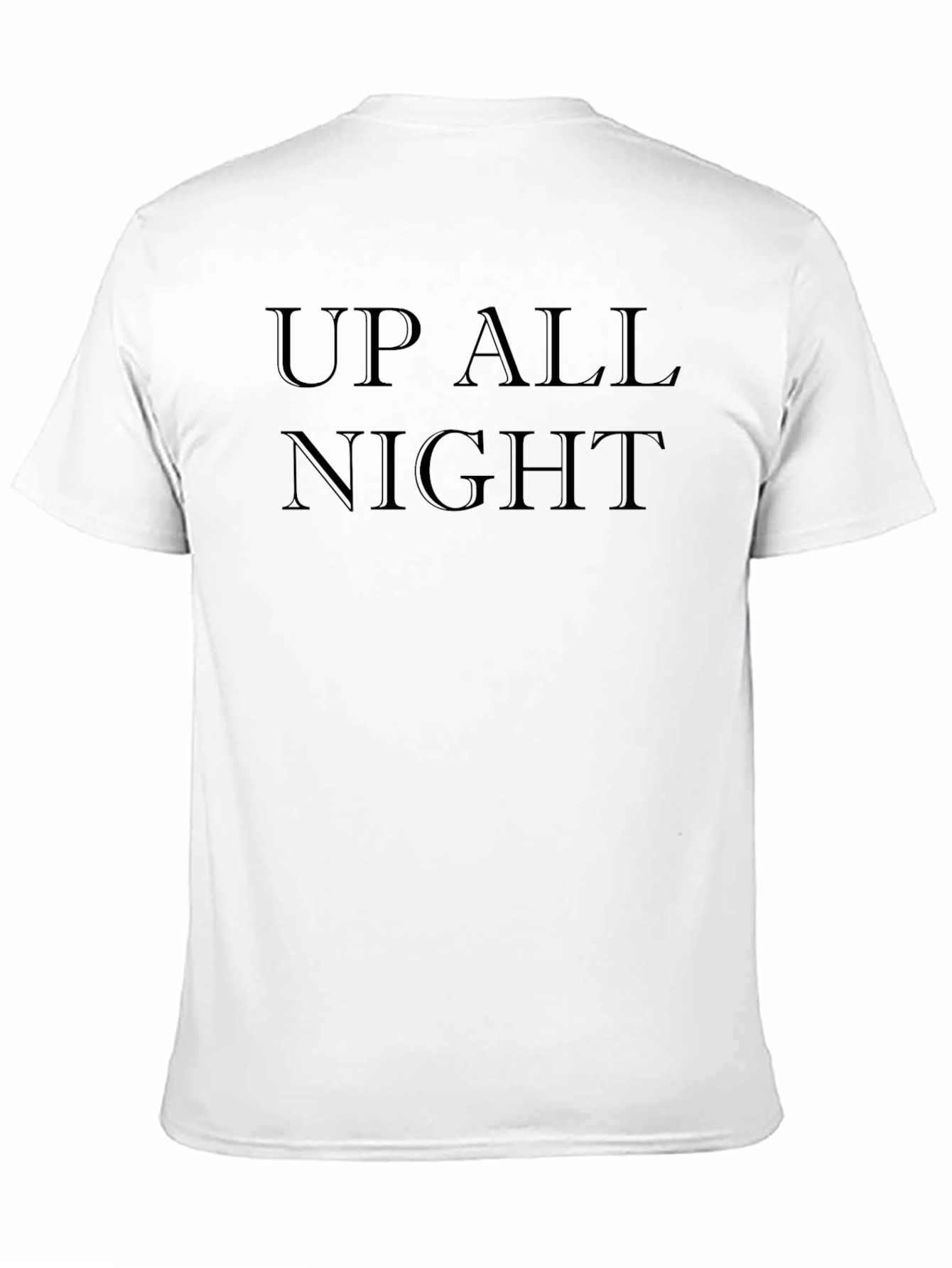 Up All Night Black T-Shirt - Mens