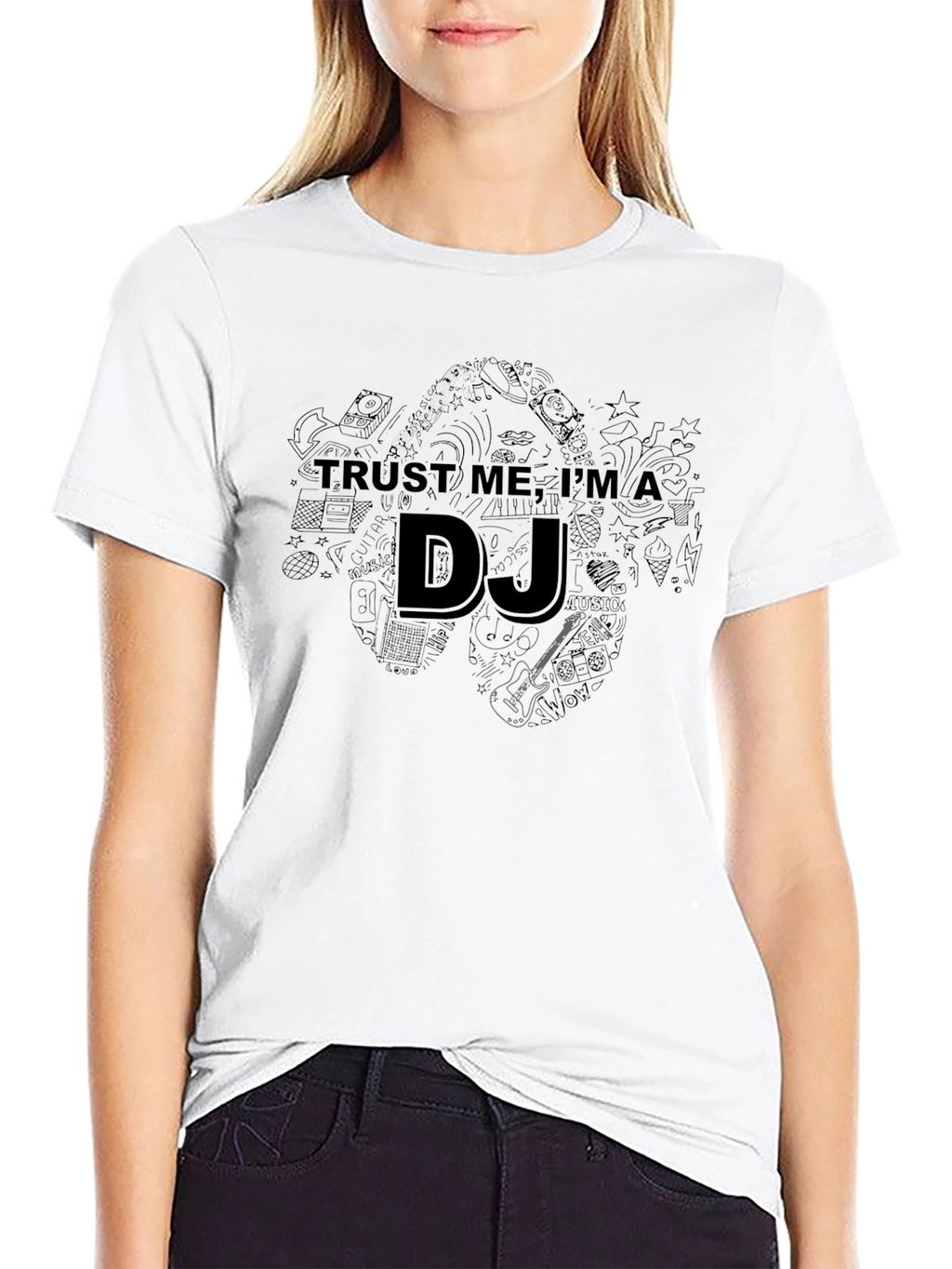 Trust Me Im A DJ Black T-Shirt