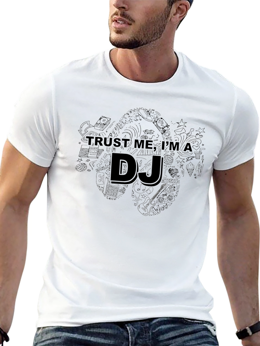 Trust Me Im A DJ Black T-Shirt