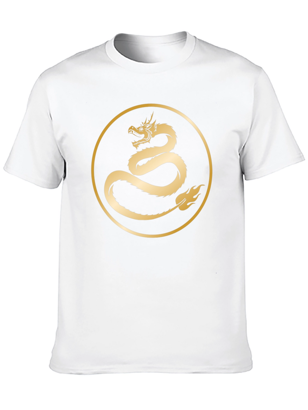 Dragon Circle Graphic Tee - Black