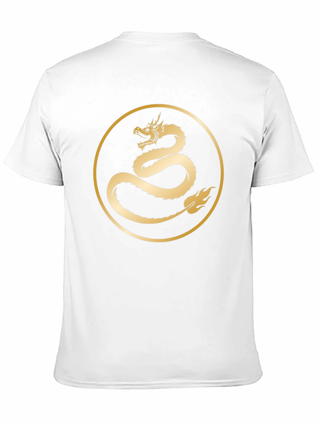 Dragon Circle Graphic Tee - Black