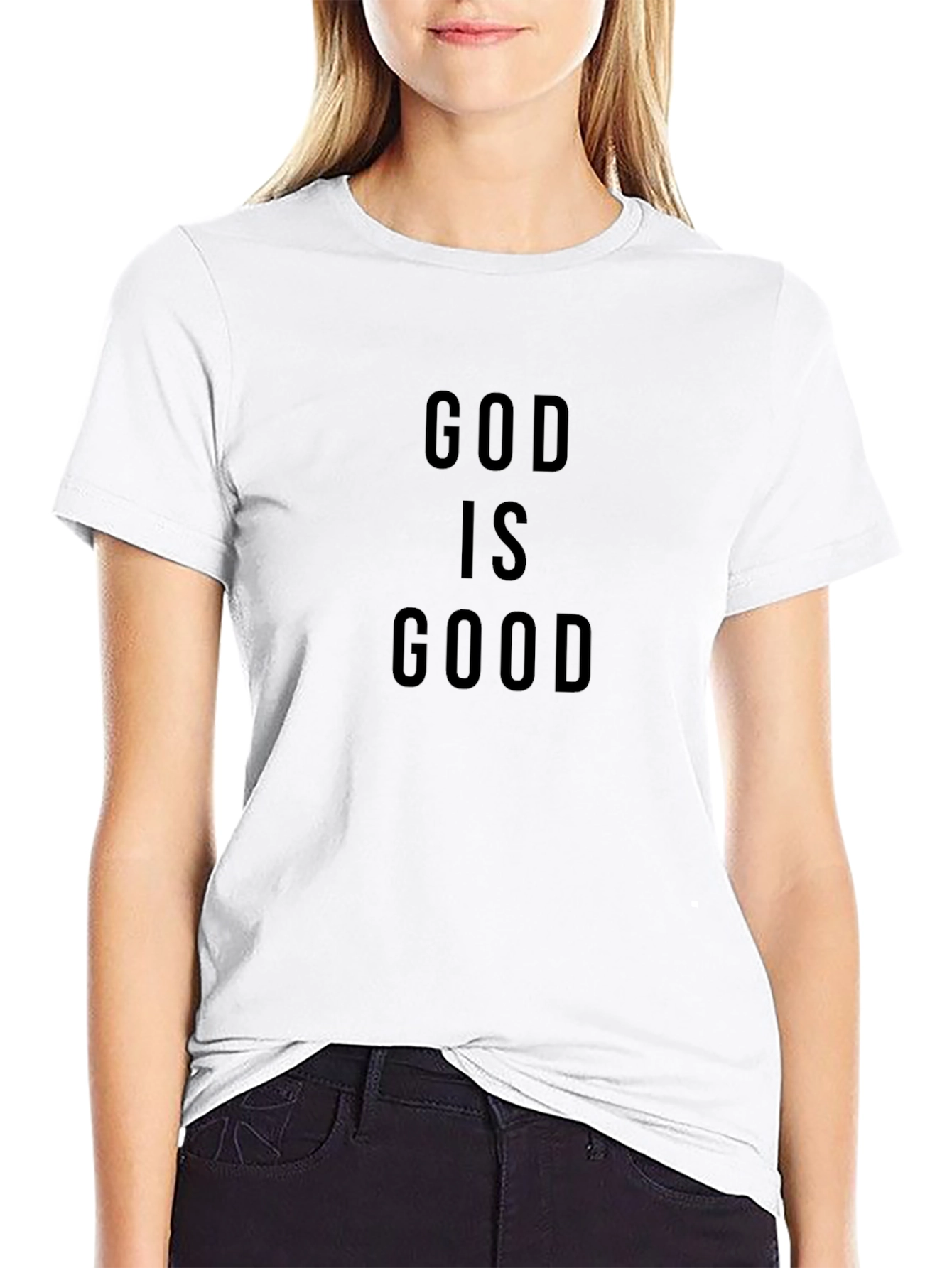 God is Good Black Graphic Tee
