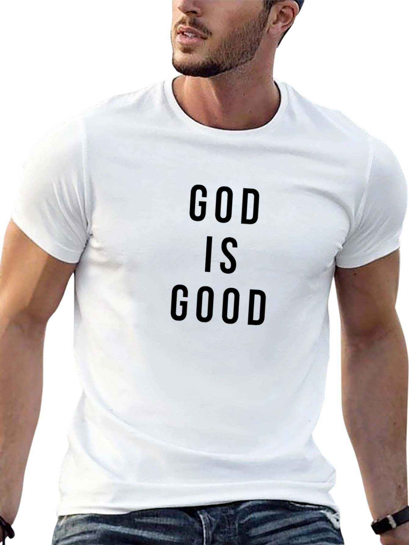 God is Good Black Graphic Tee