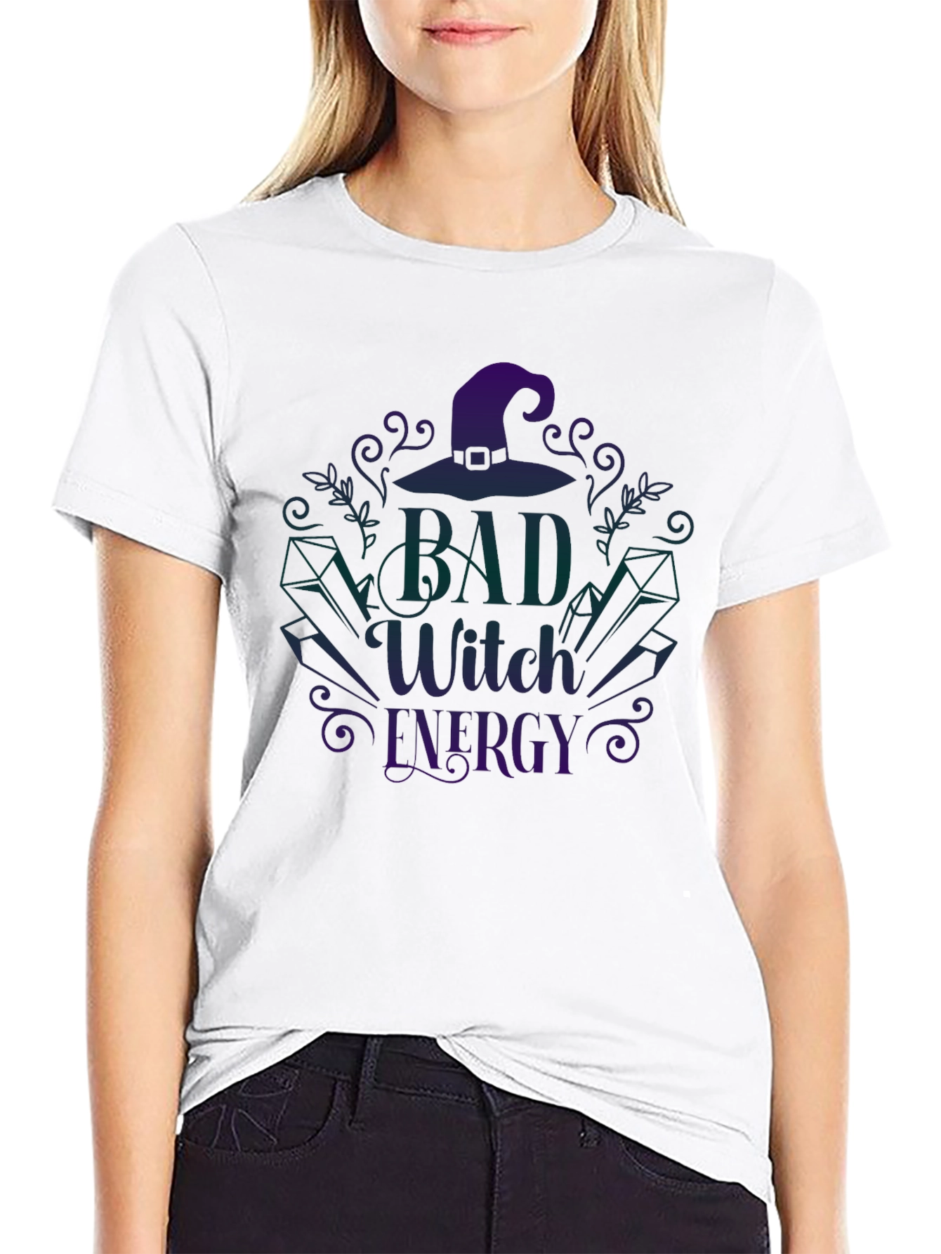 Bad Witch Energy T-Shirt - Halloween Graphic Tee