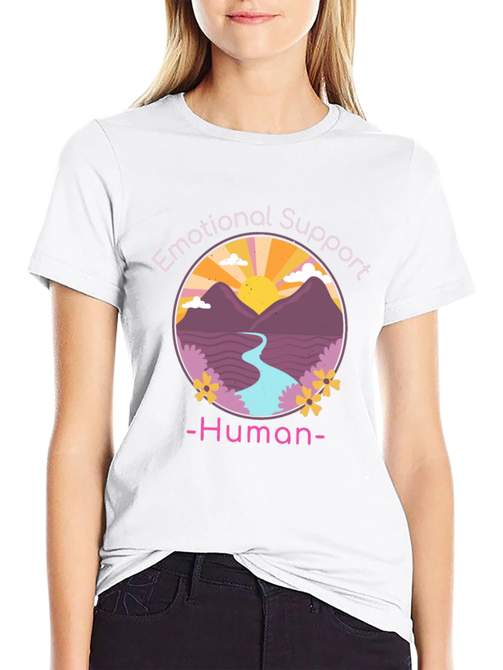 Emotional Support Human Graphic Tee