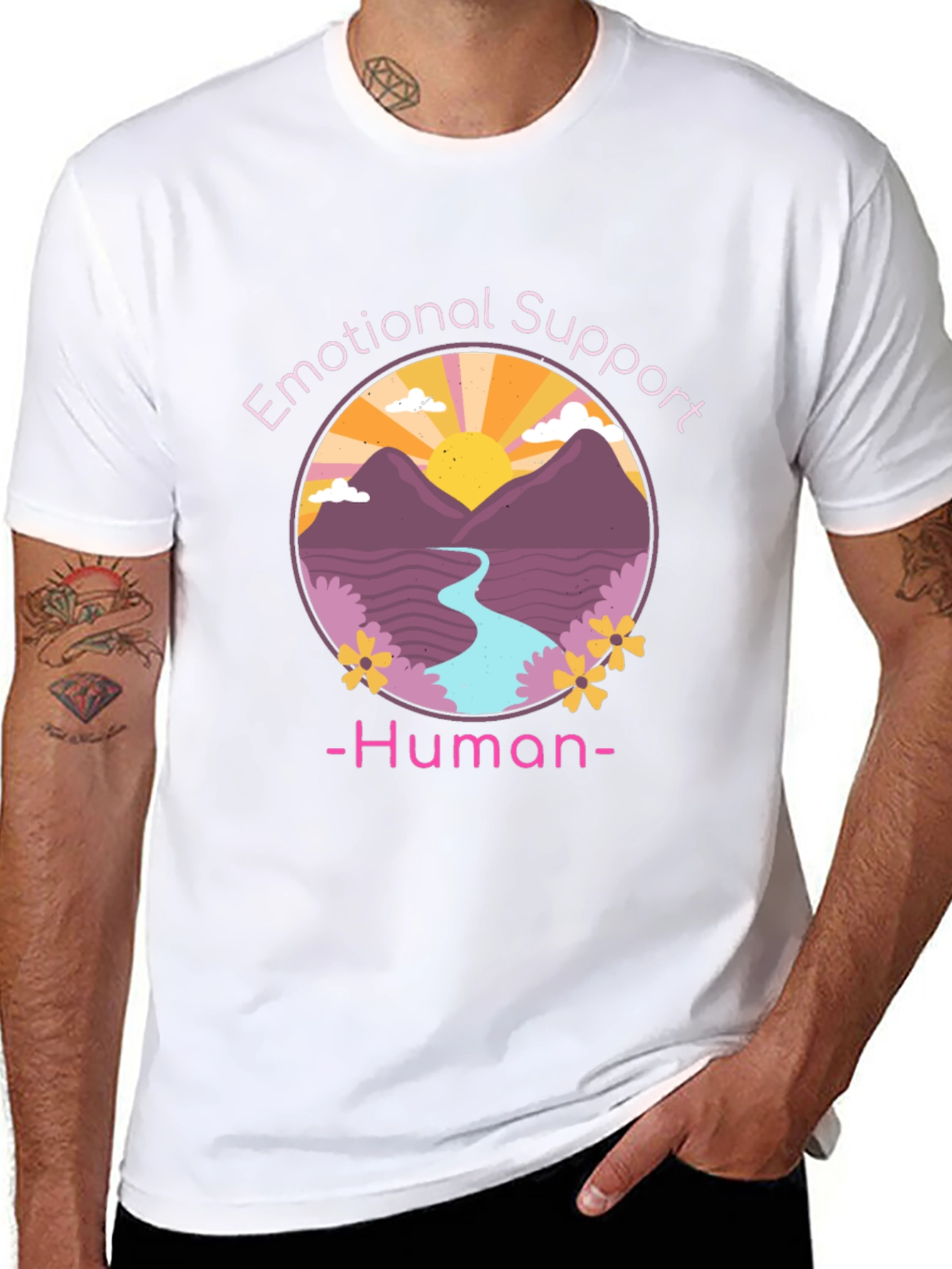 Emotional Support Human Graphic Tee