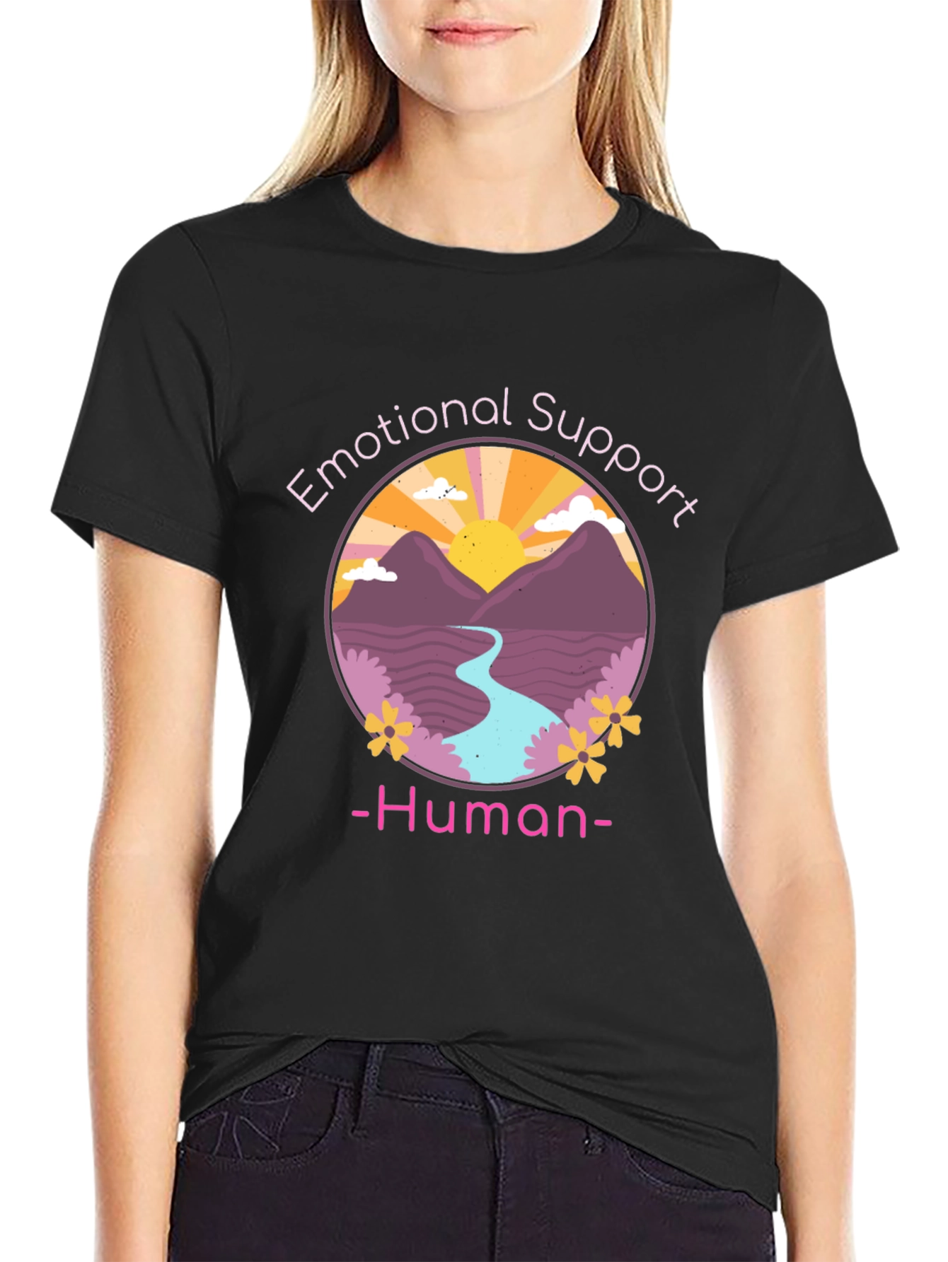 Emotional Support Human Graphic Tee