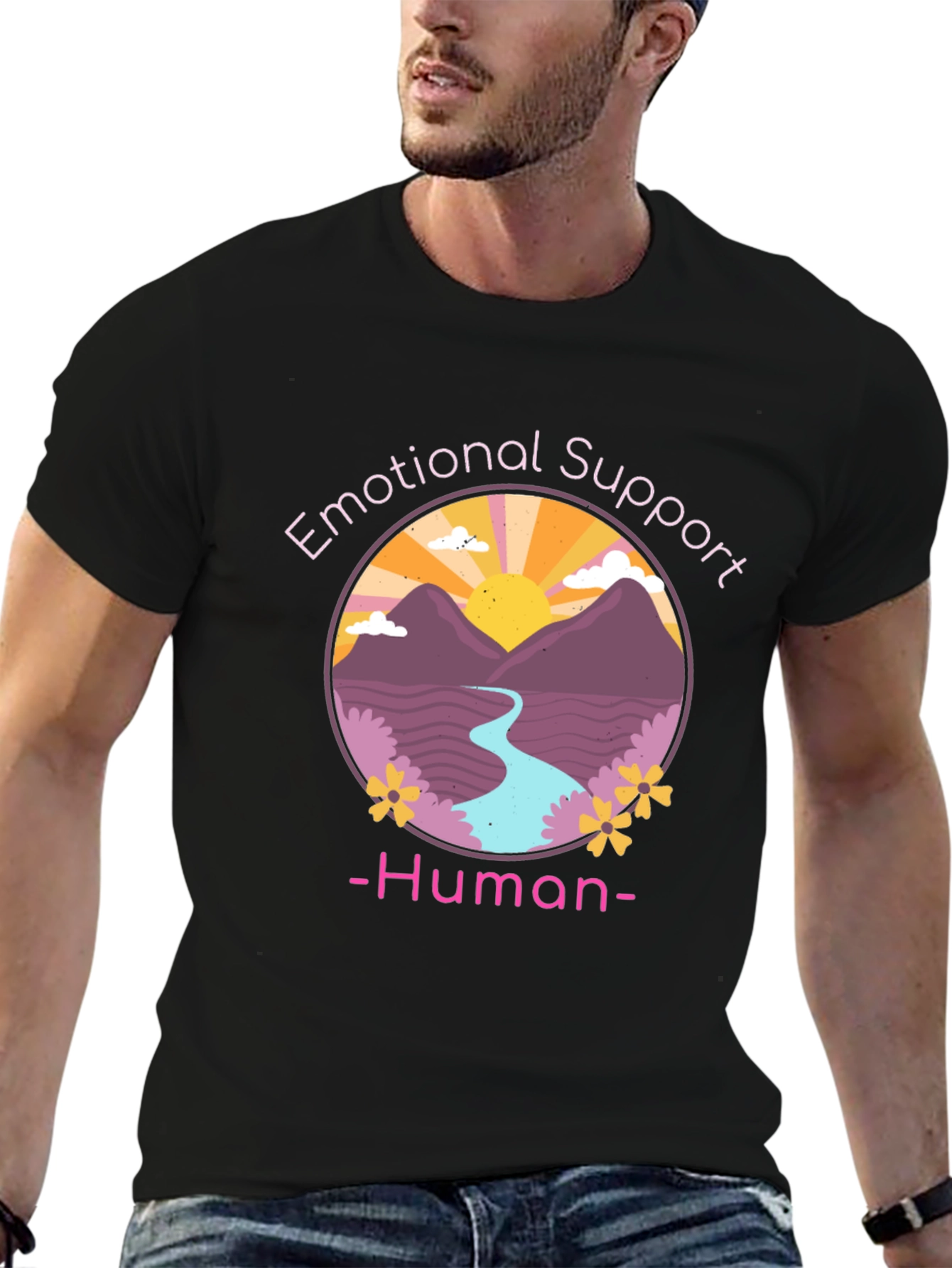 Emotional Support Human Graphic Tee